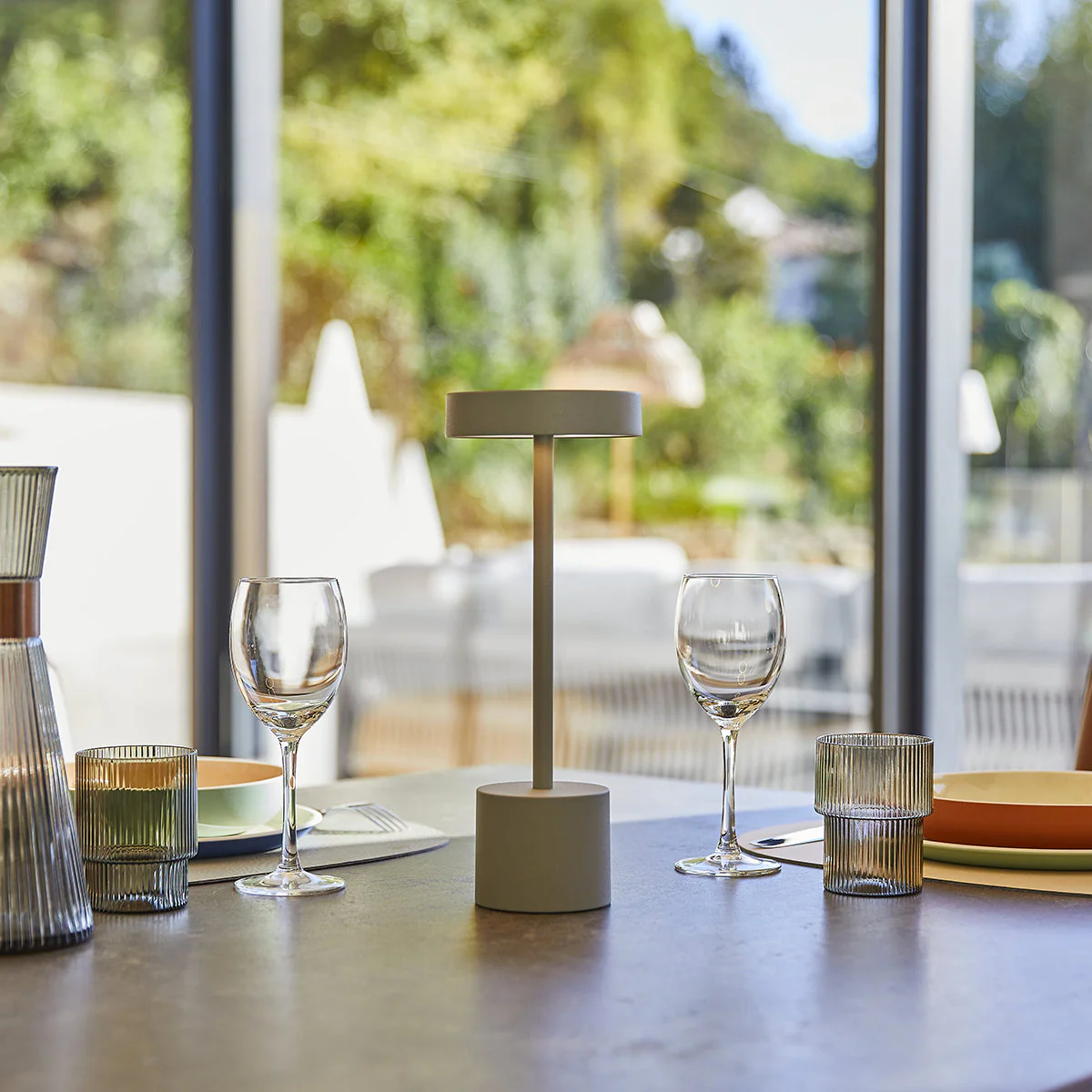Lampe De Table Sans Fil - Roby Grey - Image 2