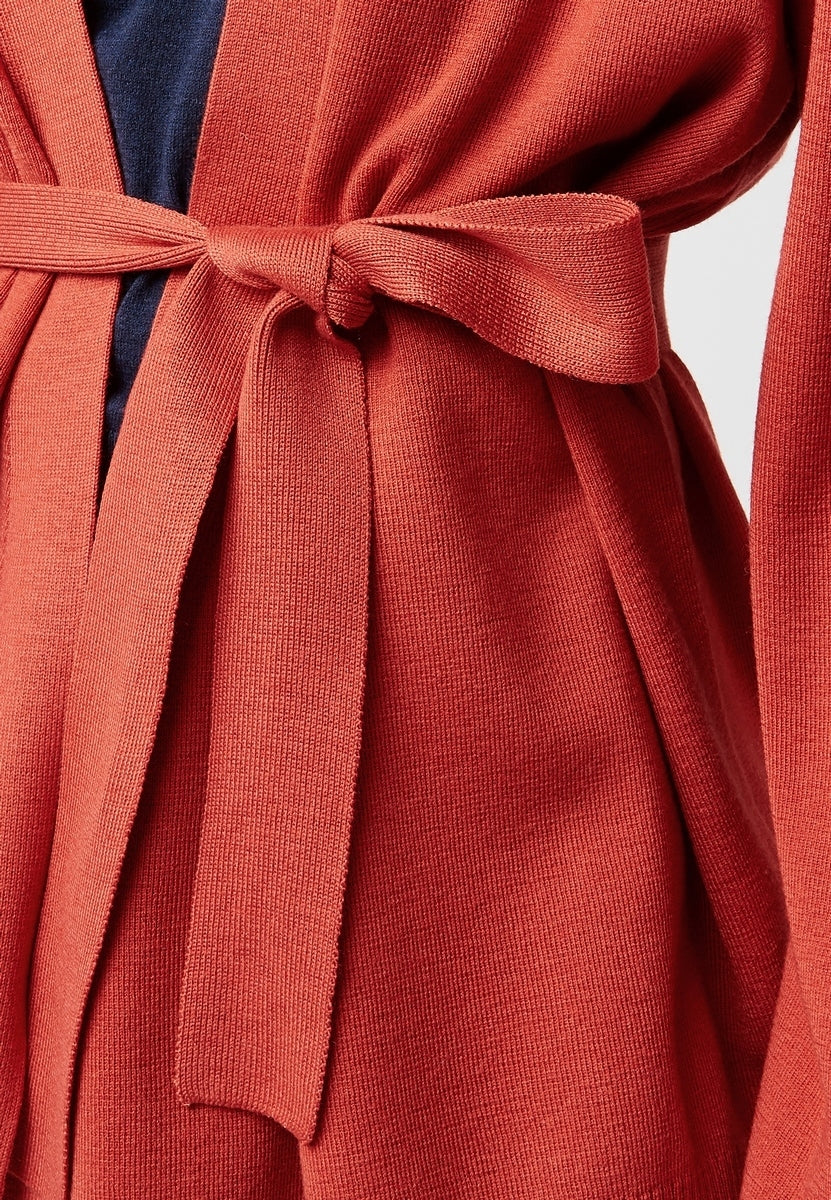Gilet Ceinture Amovible - Orange Rouille - Femme - Image 3