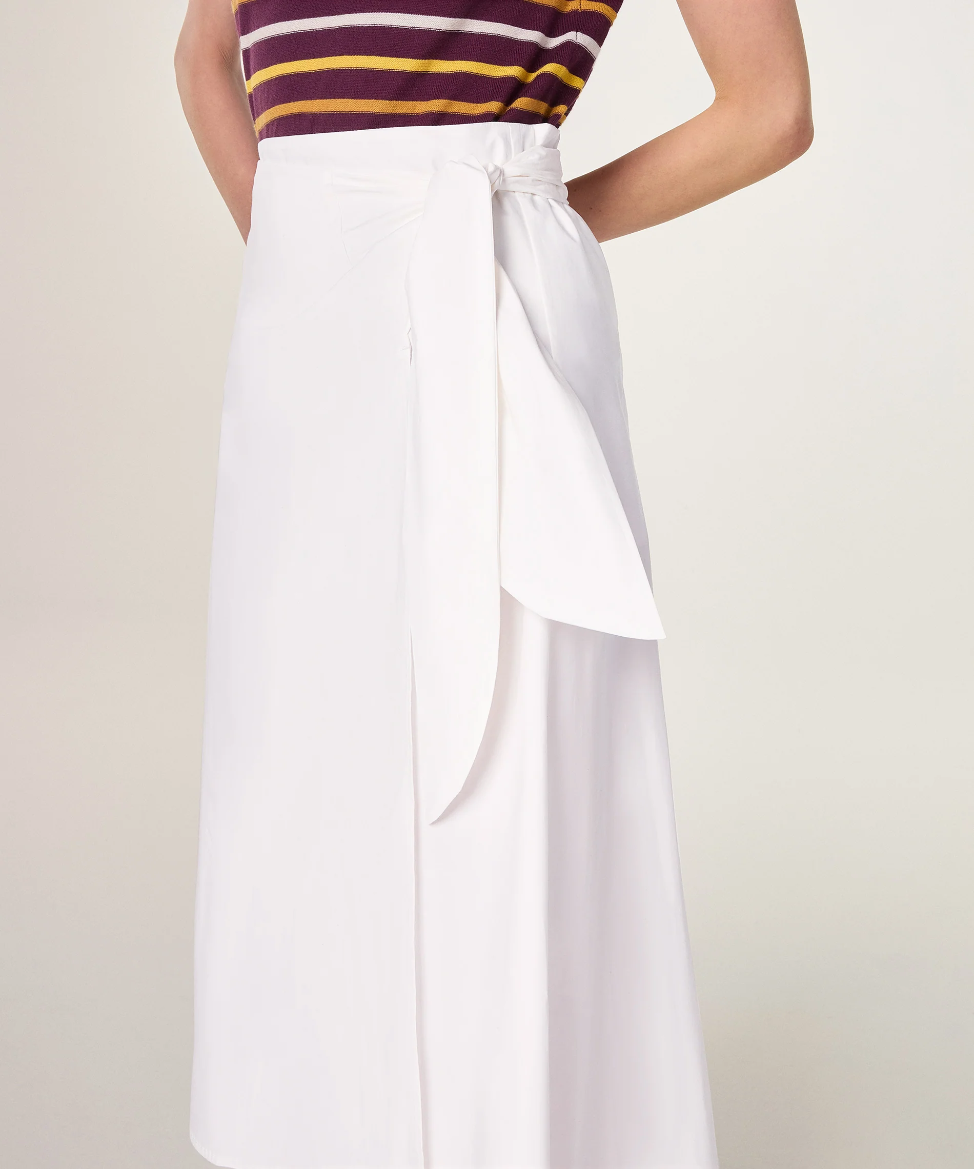 Jupe - Blanc - Femme - Image 4