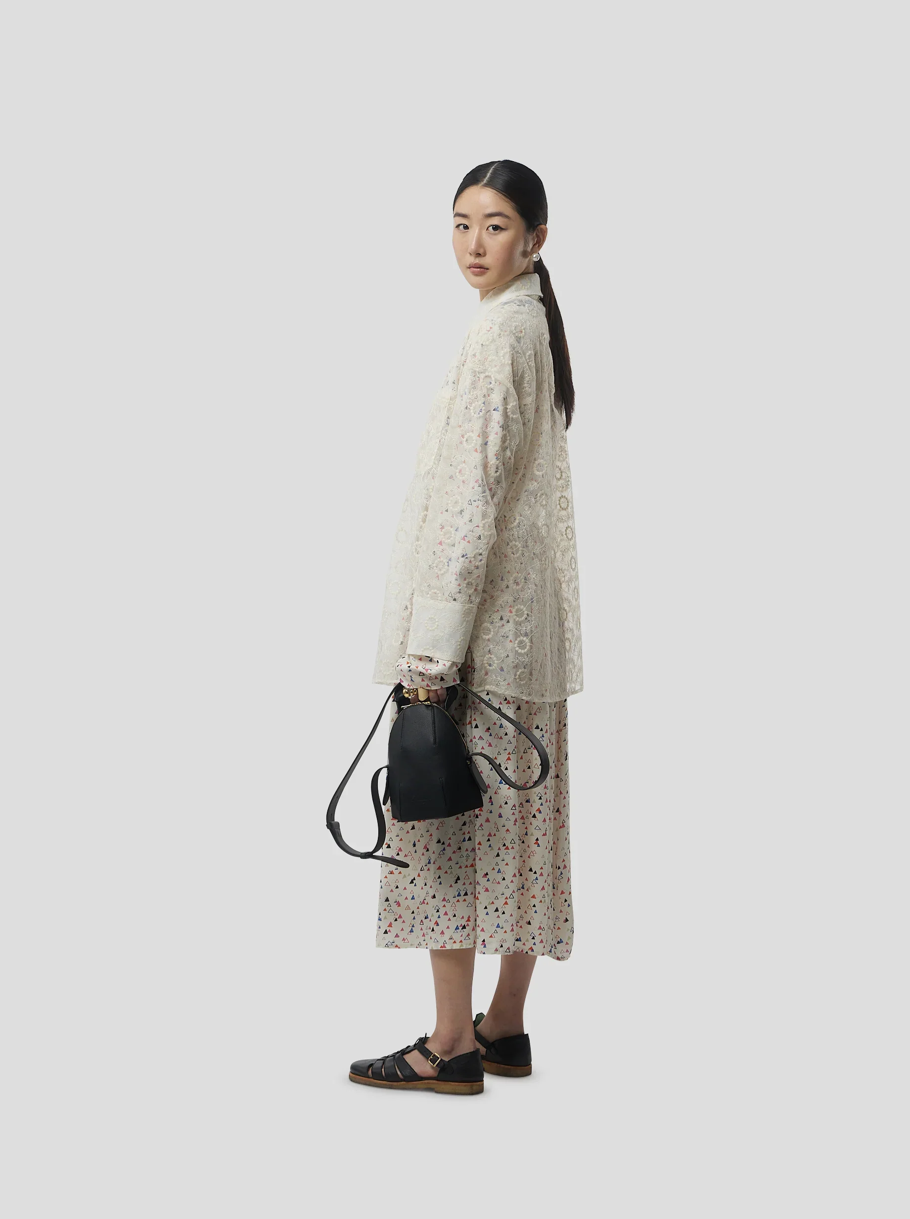 Rover shirt in Ecume Lace - Image 3