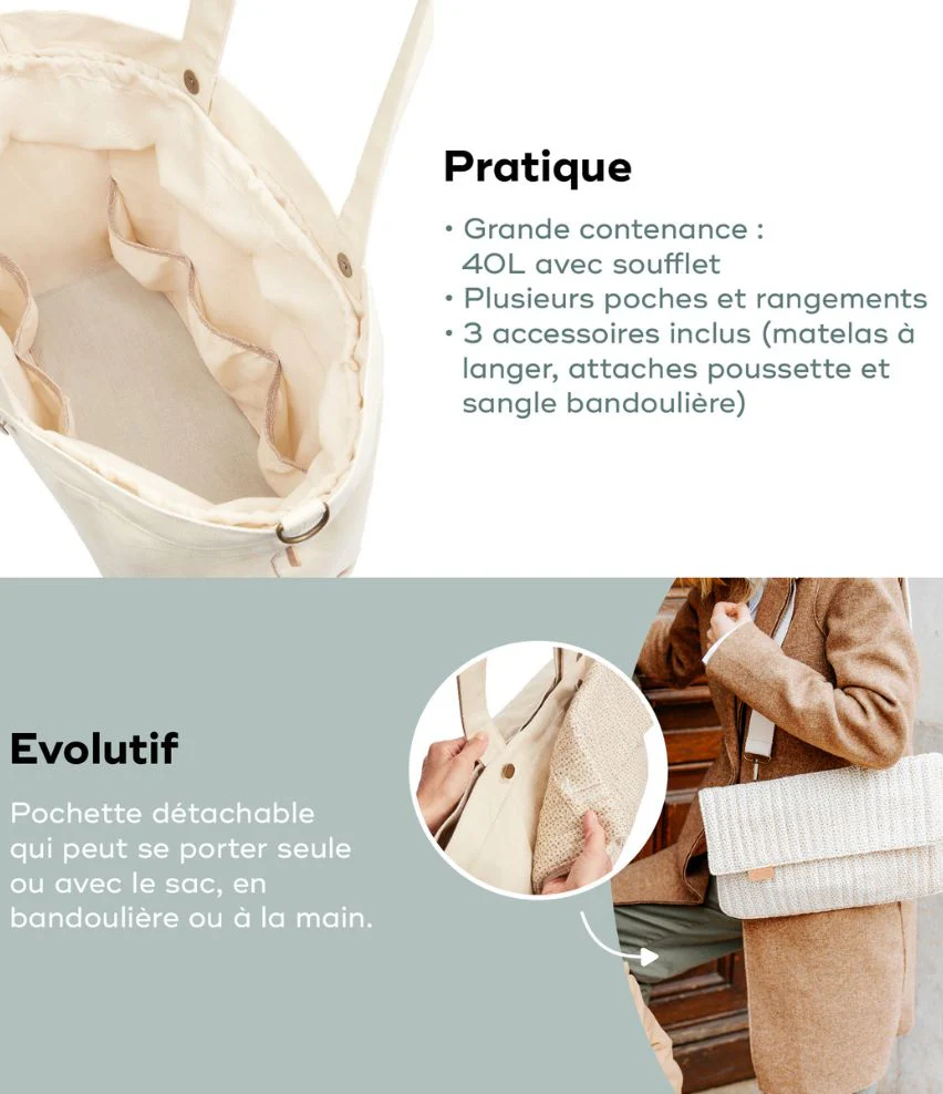 Sac À Langer Tote Bag - Image 4