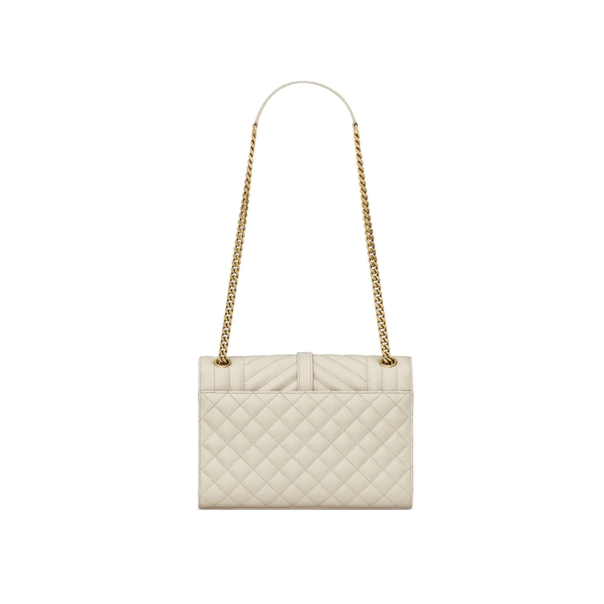 Sac Saint Laurent Envelope Medium - Ivory - Femme - Image 4