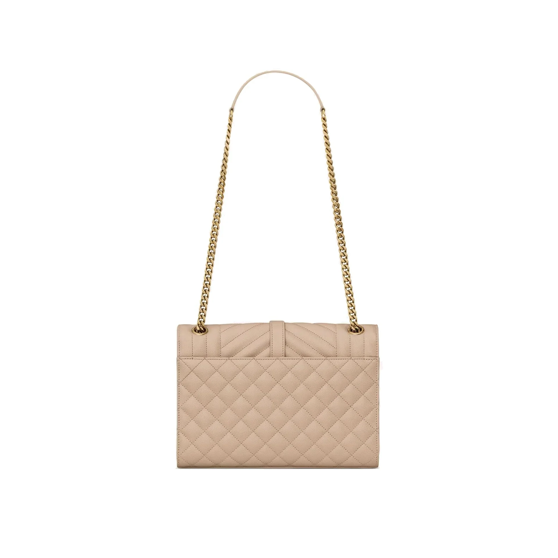 Sac Saint Laurent Envelope Medium - Beige - Femme - Image 4
