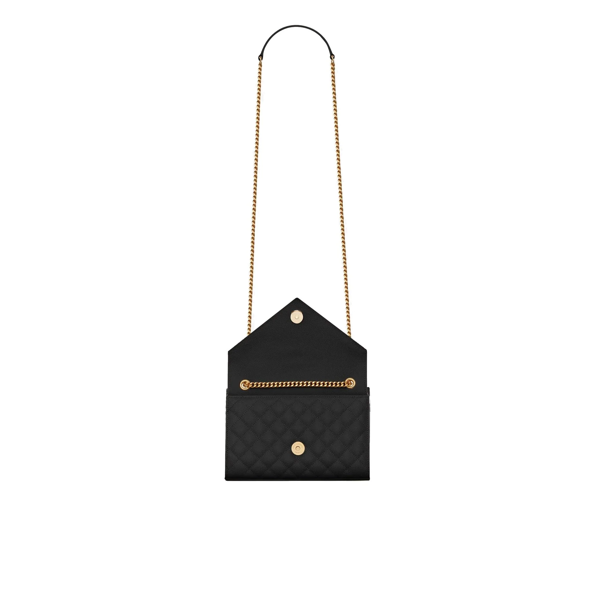 Sac Saint Laurent Envelope Small - Black - Femme - Image 4