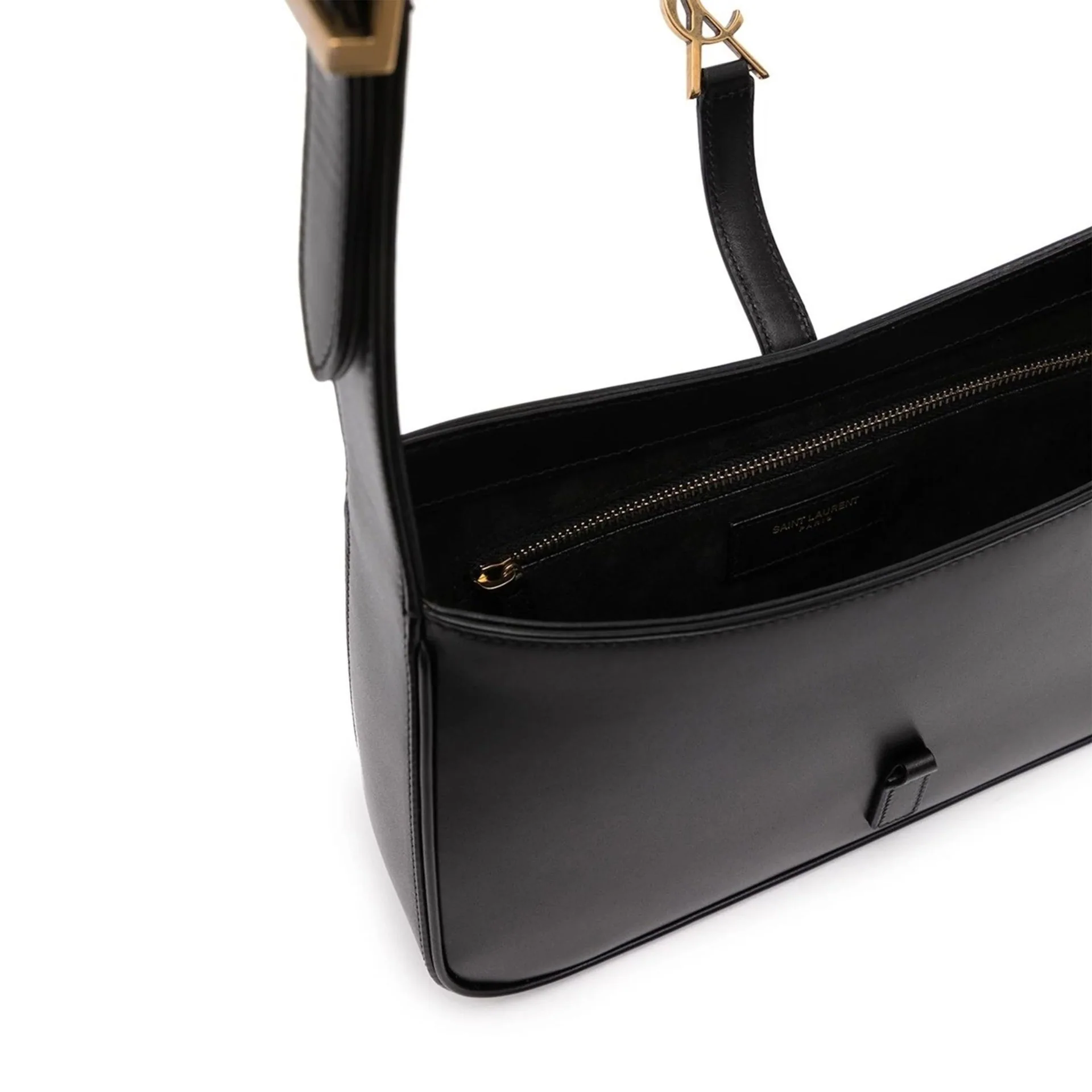 Sac Saint Laurent Le 5 À 7 Hobo Leather - Black - Femme - Image 3