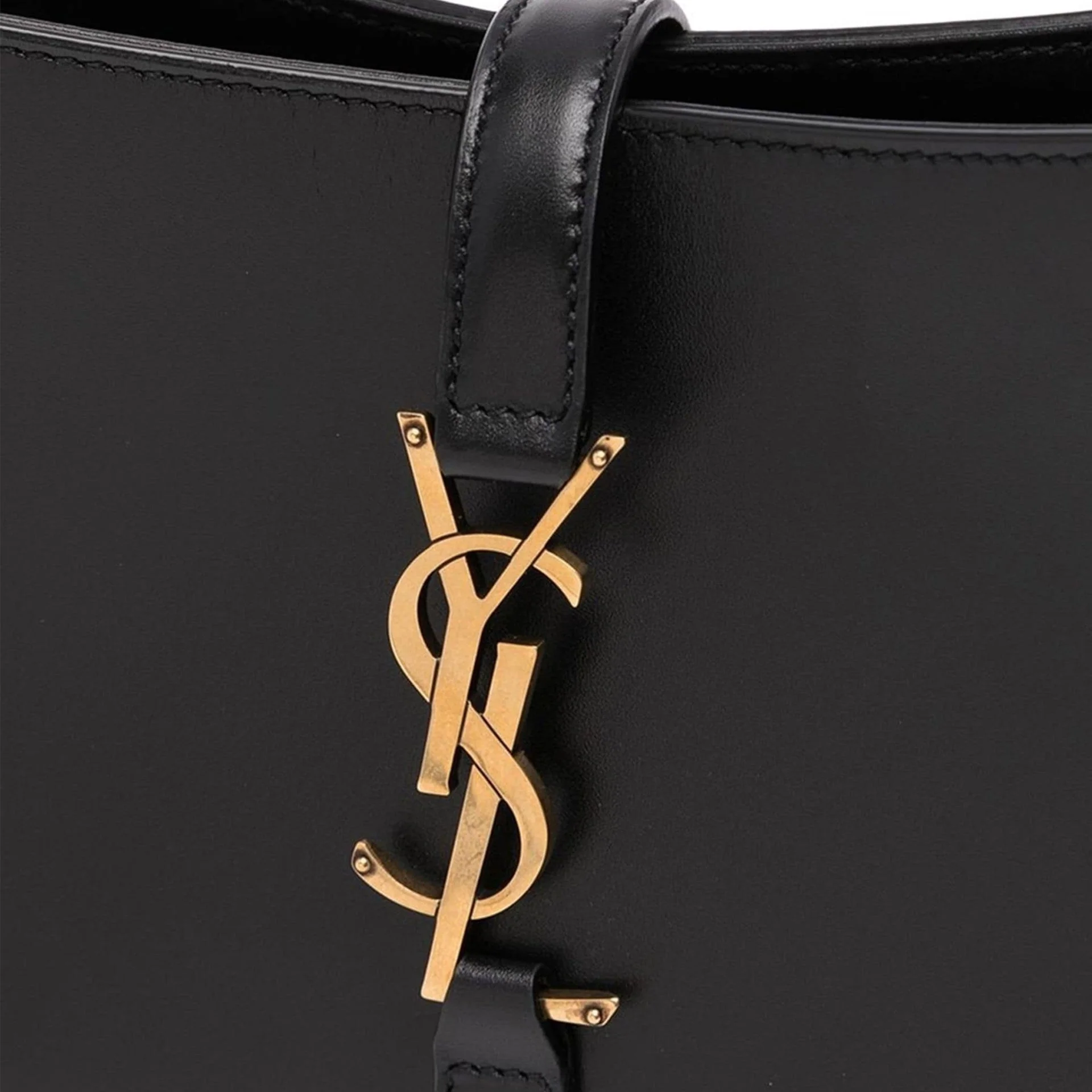 Sac Saint Laurent Le 5 À 7 Hobo Leather - Black - Femme - Image 4