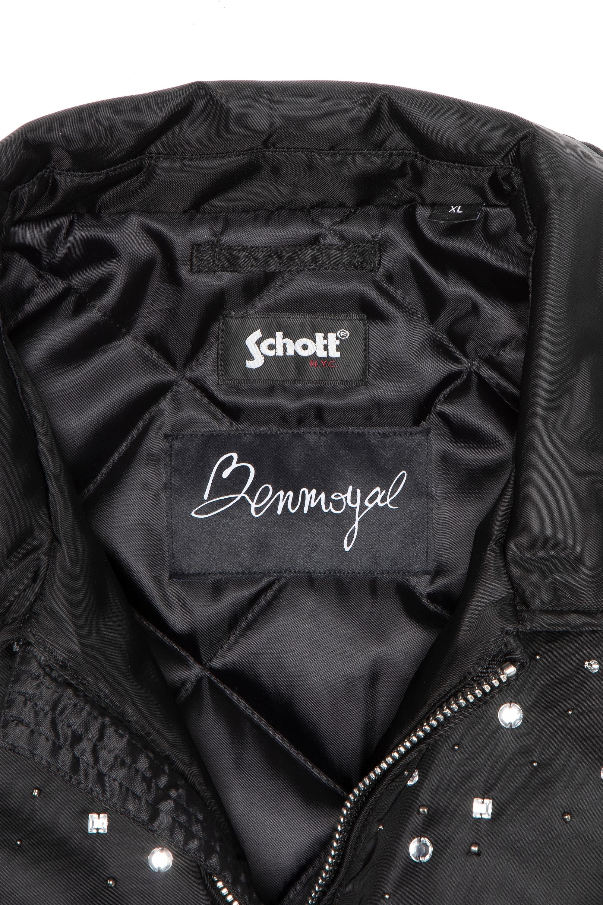 Schott/Benmoyal Bomber Brodé Cristaux - Image 8