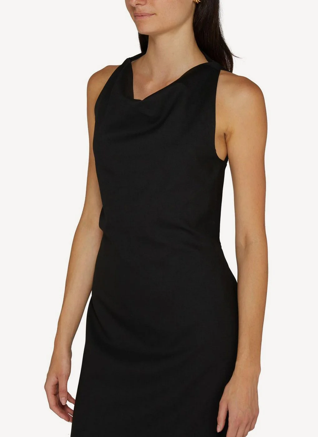 Rohe - Robe Longue Sans Manches À Dos Ouvert - Black - Femme - Image 5