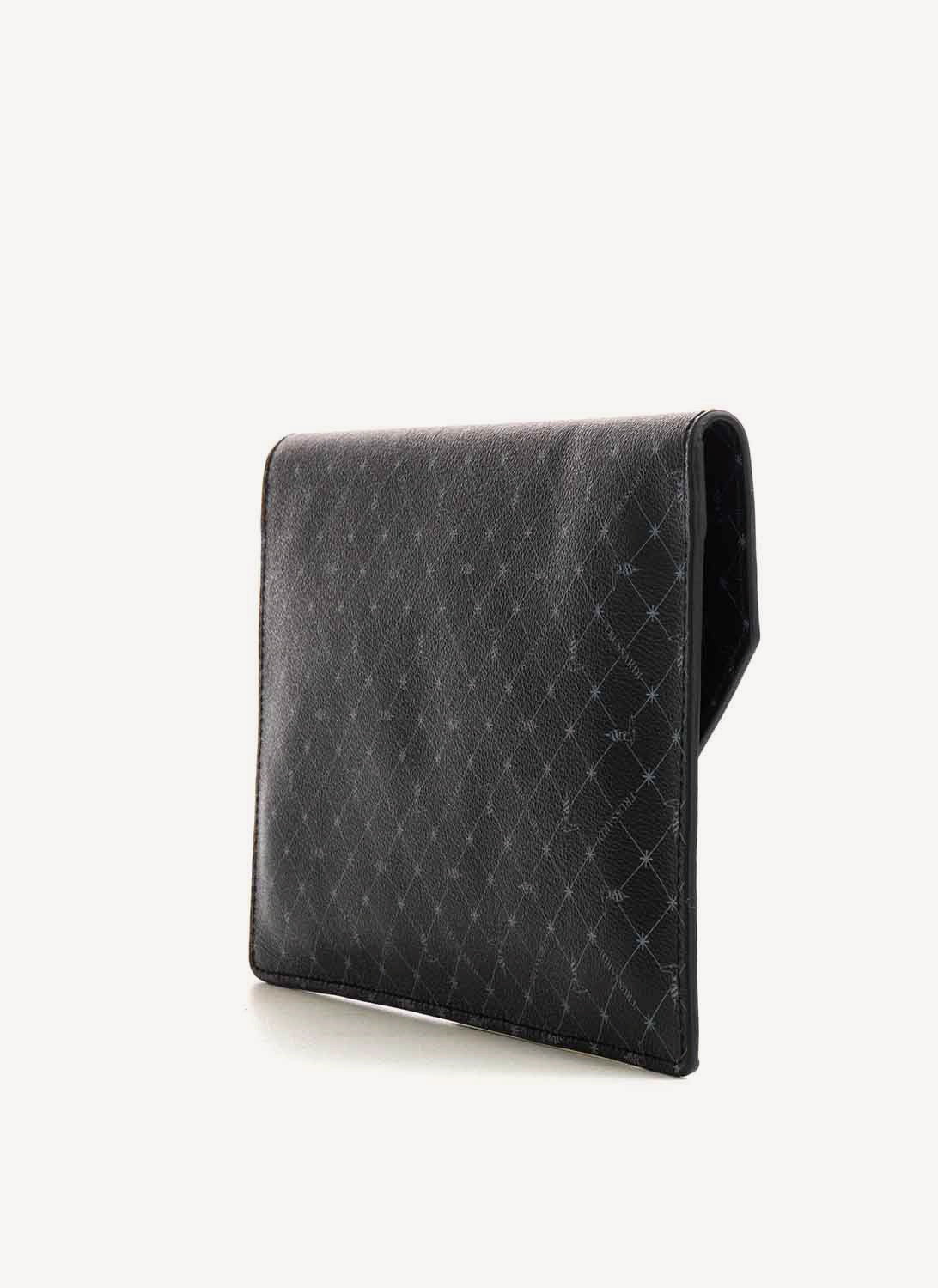 Trussardi - Pochette Noire Monogramme - Noir - Femme - Image 4