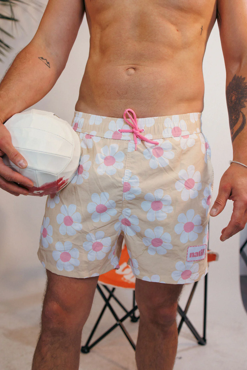 Short De Bain Homme Marguerites