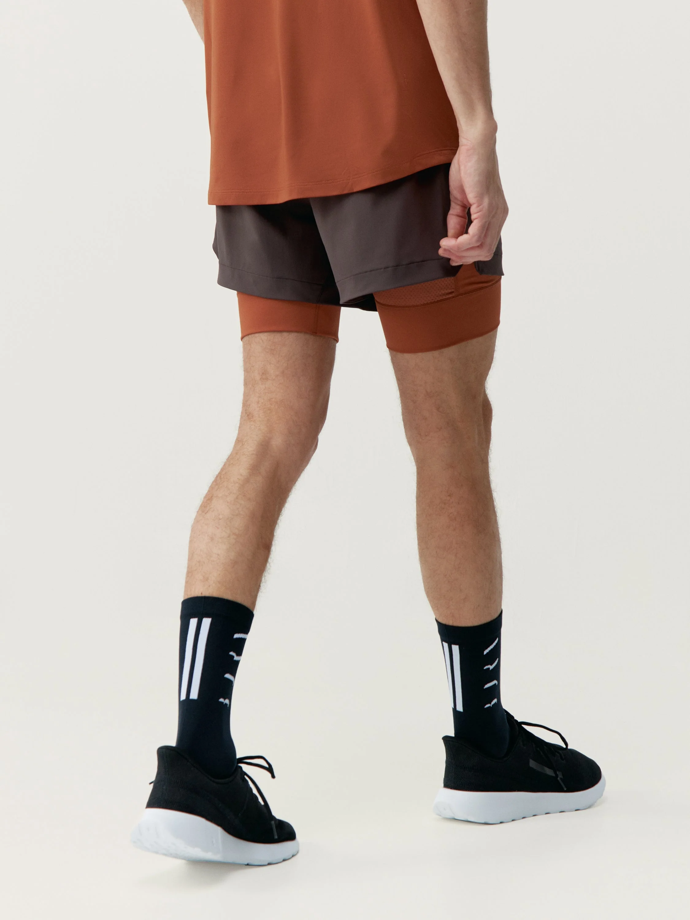 Short Mashu - Chocolat/Pain D'Épices - Homme - Image 3