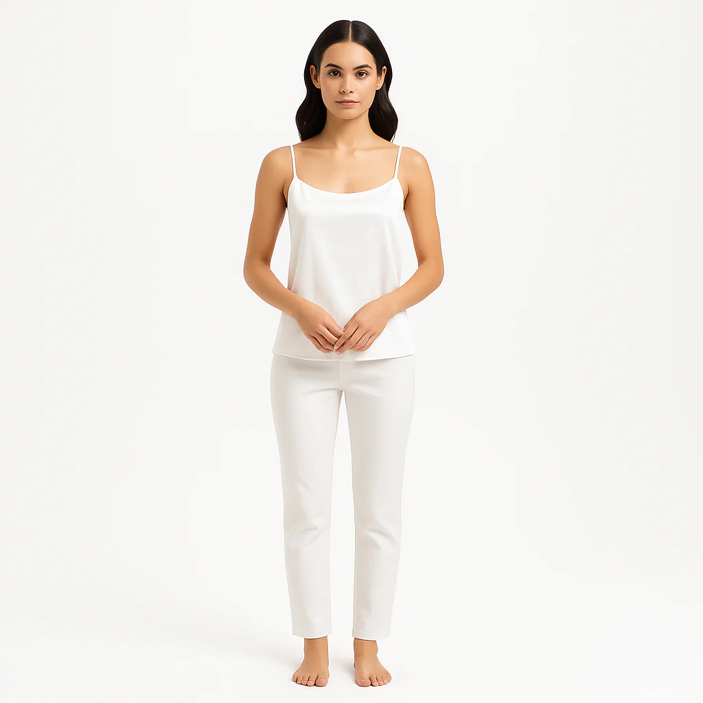 Top Simple Cami - Blanc