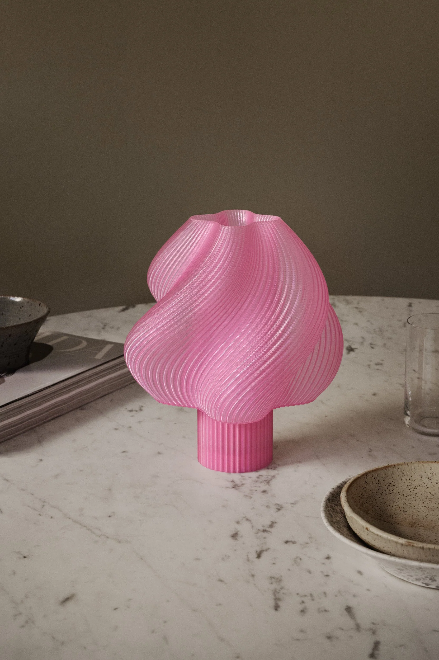 Lampe À Poser Soft Serve - Portable - Rose Sorbet