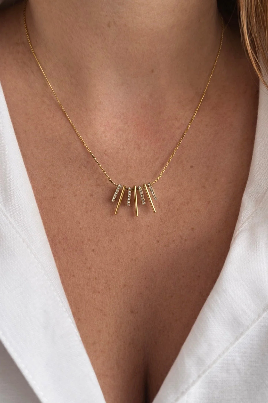 Collier Solia - Doré Ou Argent - Image 4