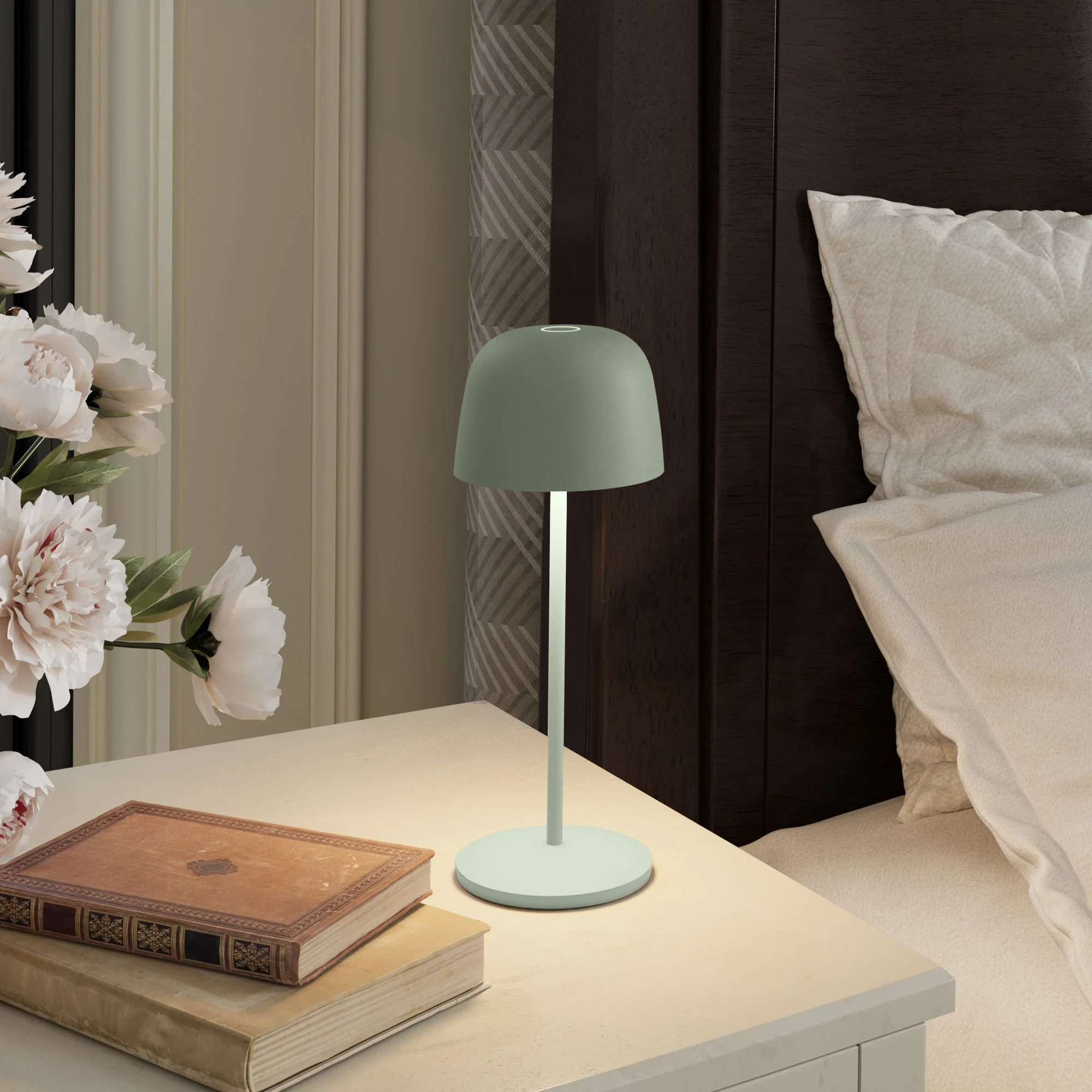 Lampe De Table Sans Fil - Sophia Olive - Image 2