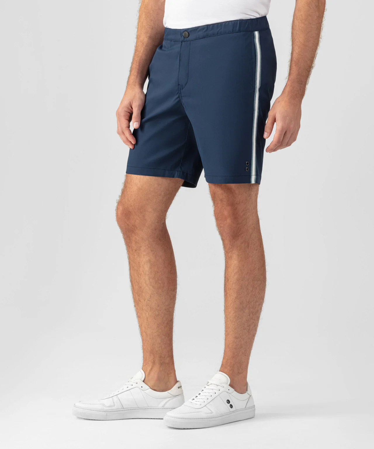 Short Sports Chino W. Side Stripes - Deep Ocean - Image 2