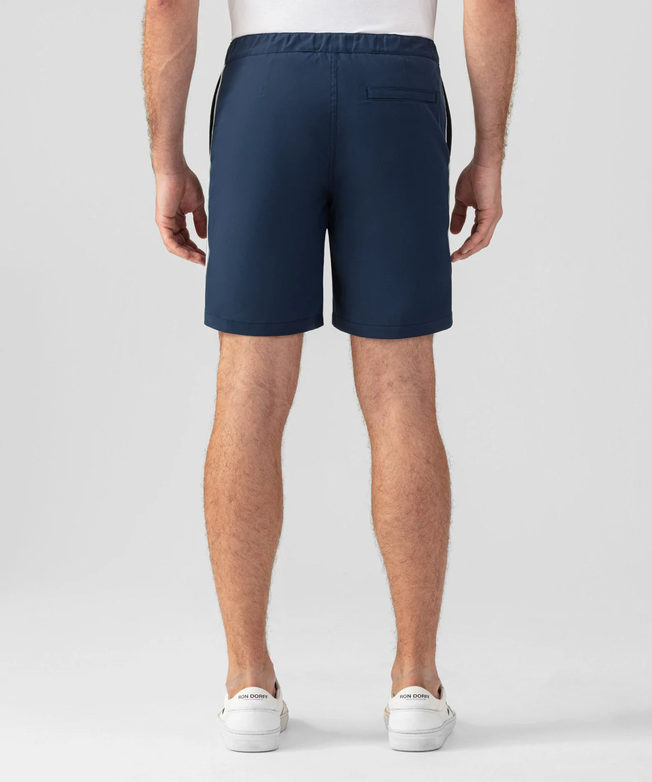 Short Sports Chino W. Side Stripes - Deep Ocean - Image 3