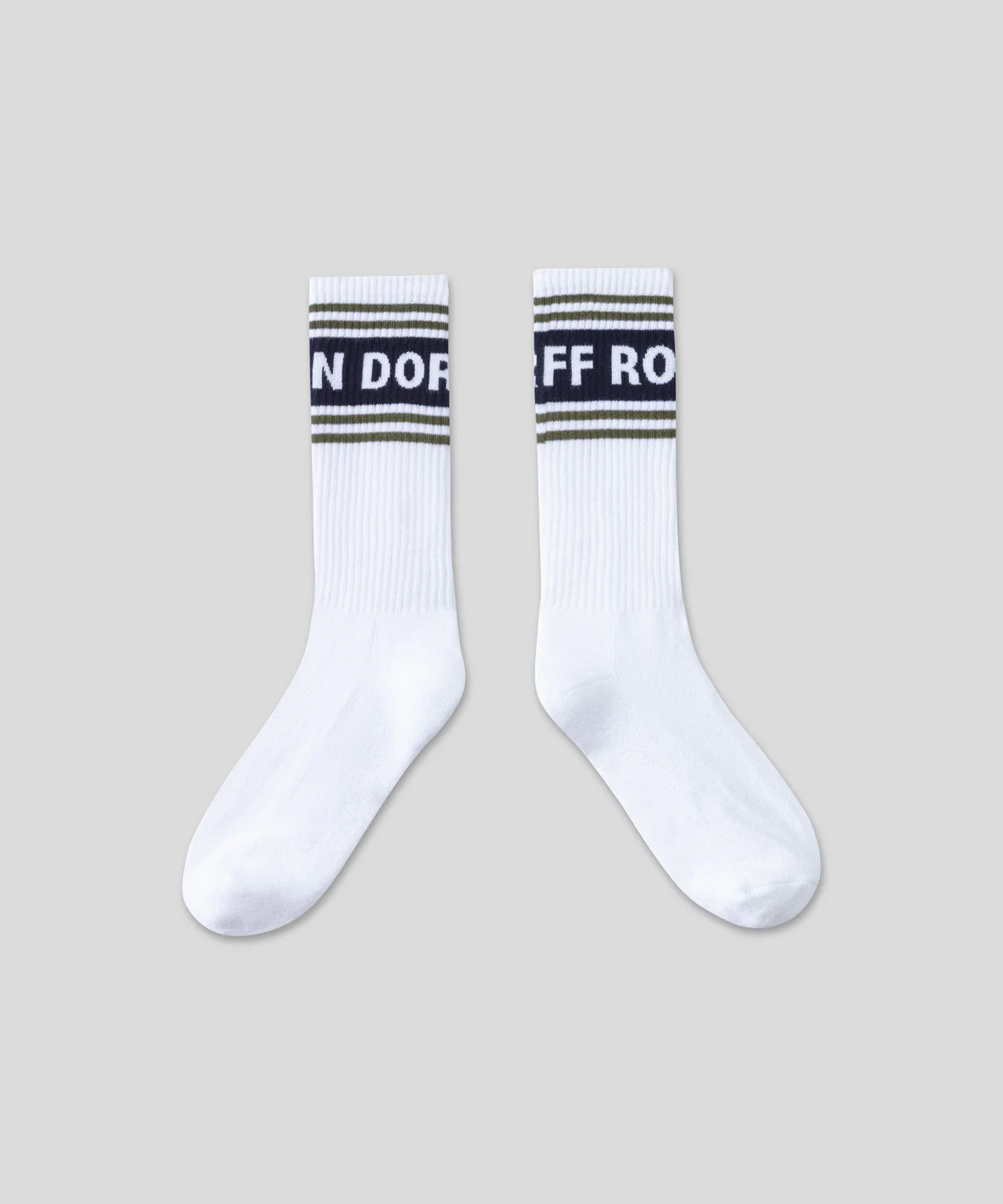 Chaussettes Sports Rd W. Irregular Stripes - White