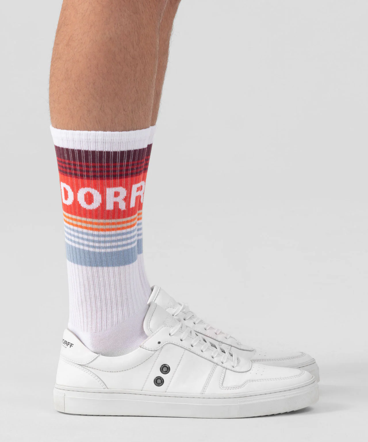 Chaussettes Sports "Ron Dorff" W. Stripes - Red - Image 3