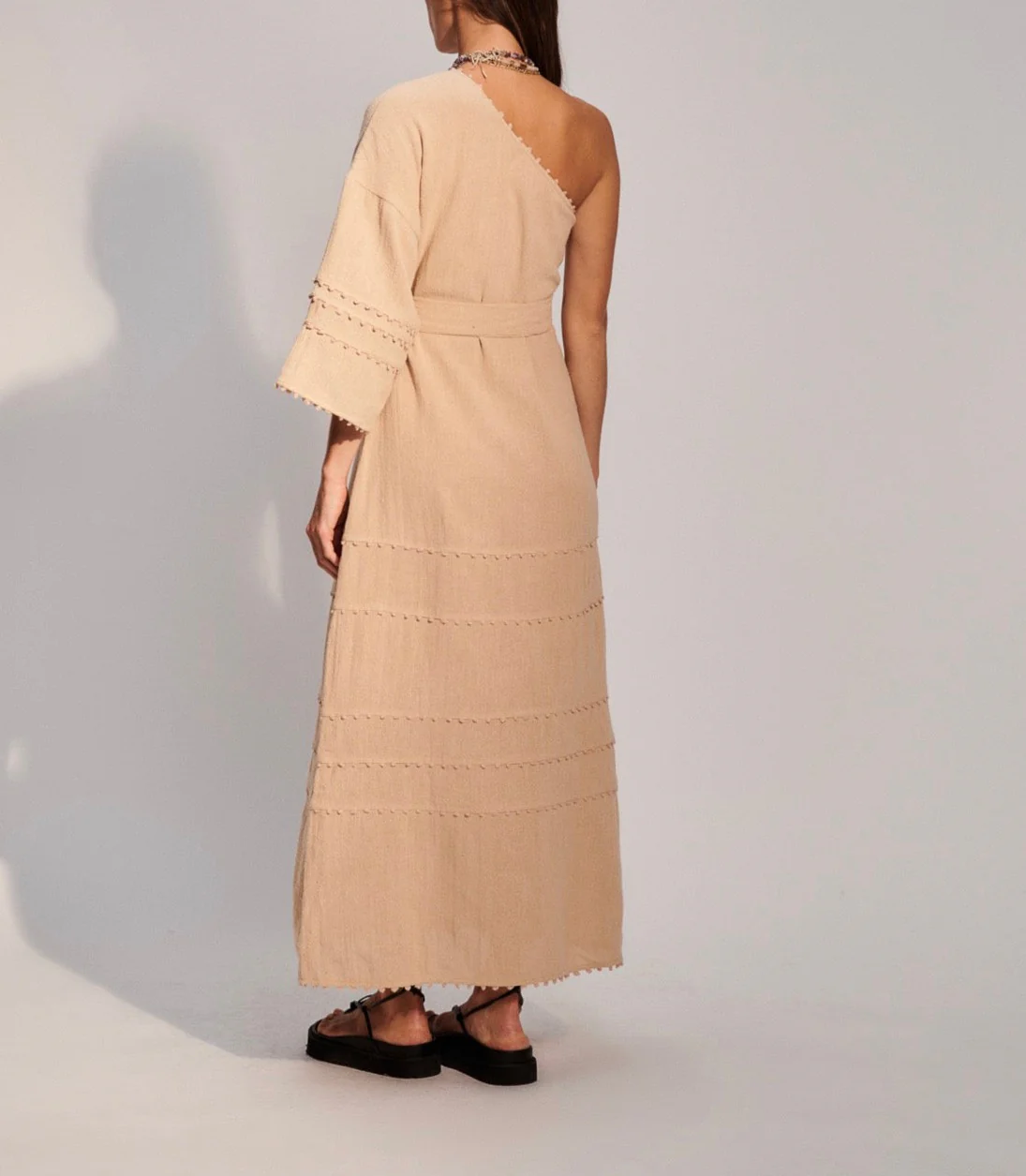 Robe Longue Barbara - Beige - Image 4