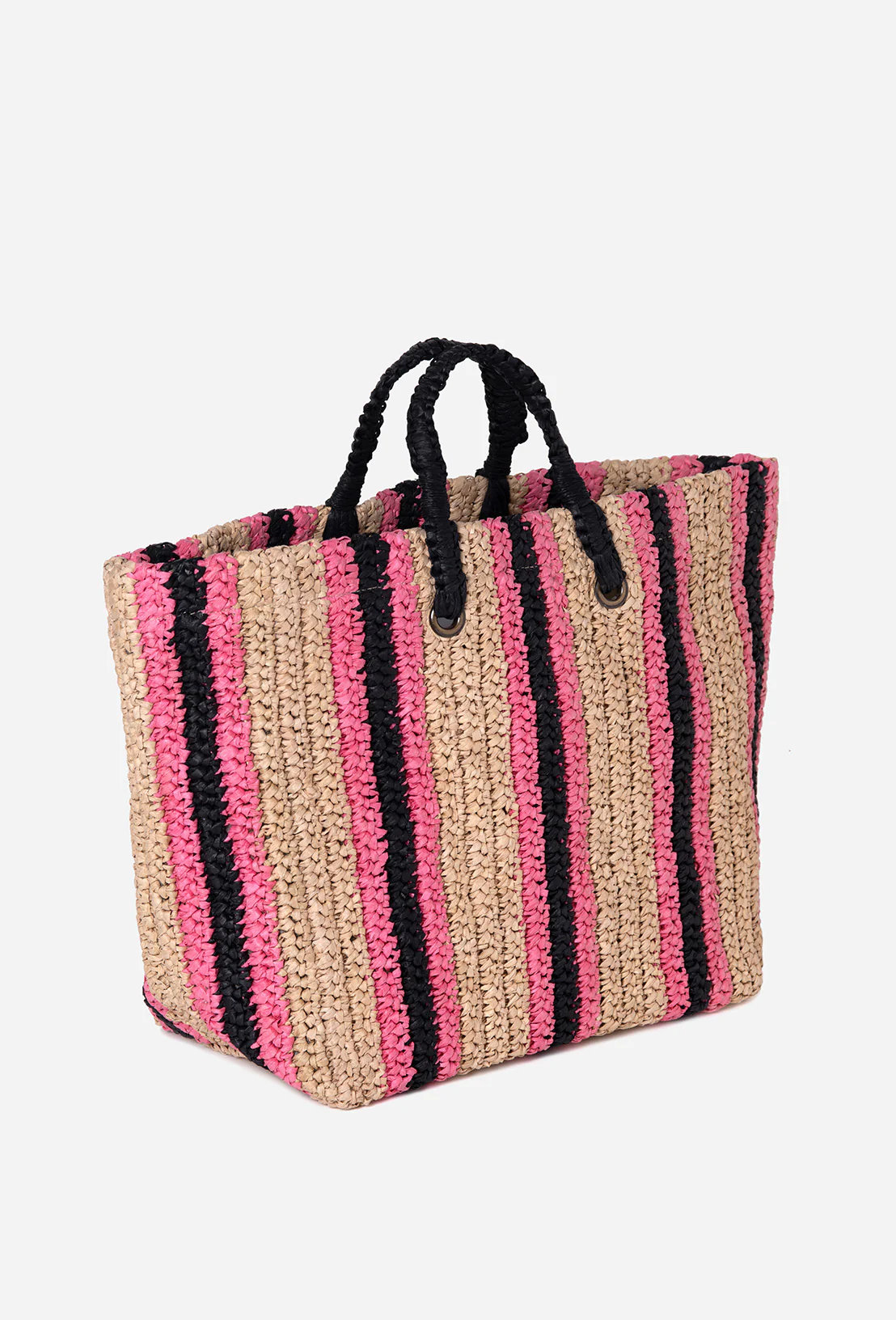 Sac Raffia Raye Rosie - Fushia - Image 2