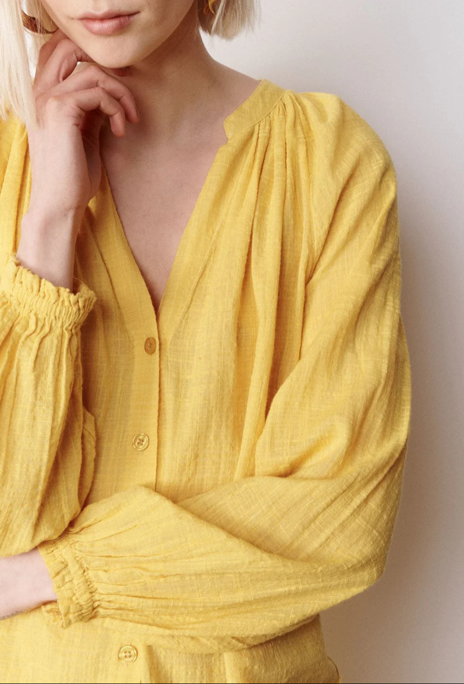 Chemise Ample Ophelia - Ocre - Image 3