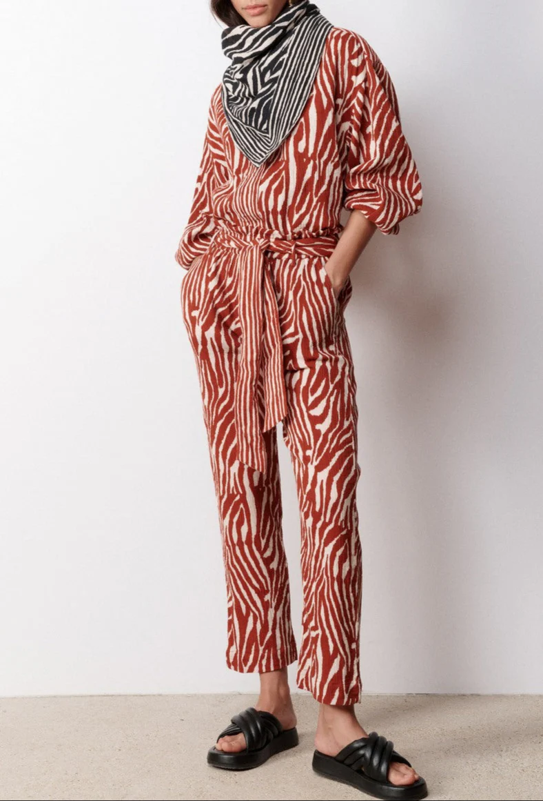Pantalon Droit Ingrida - Rouille