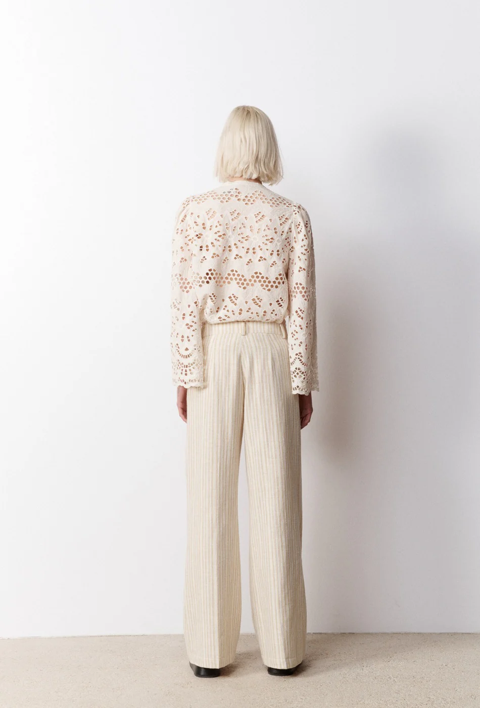 Pantalon Tailleur Mathilda - Jaune - Image 3