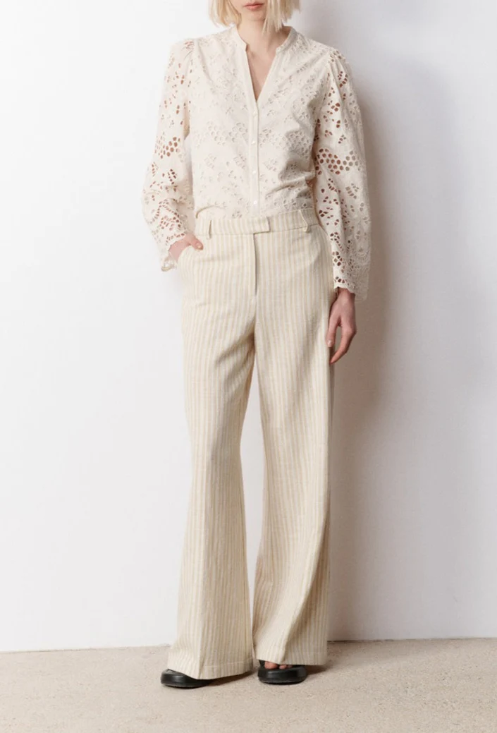 Pantalon Tailleur Mathilda - Jaune - Image 4