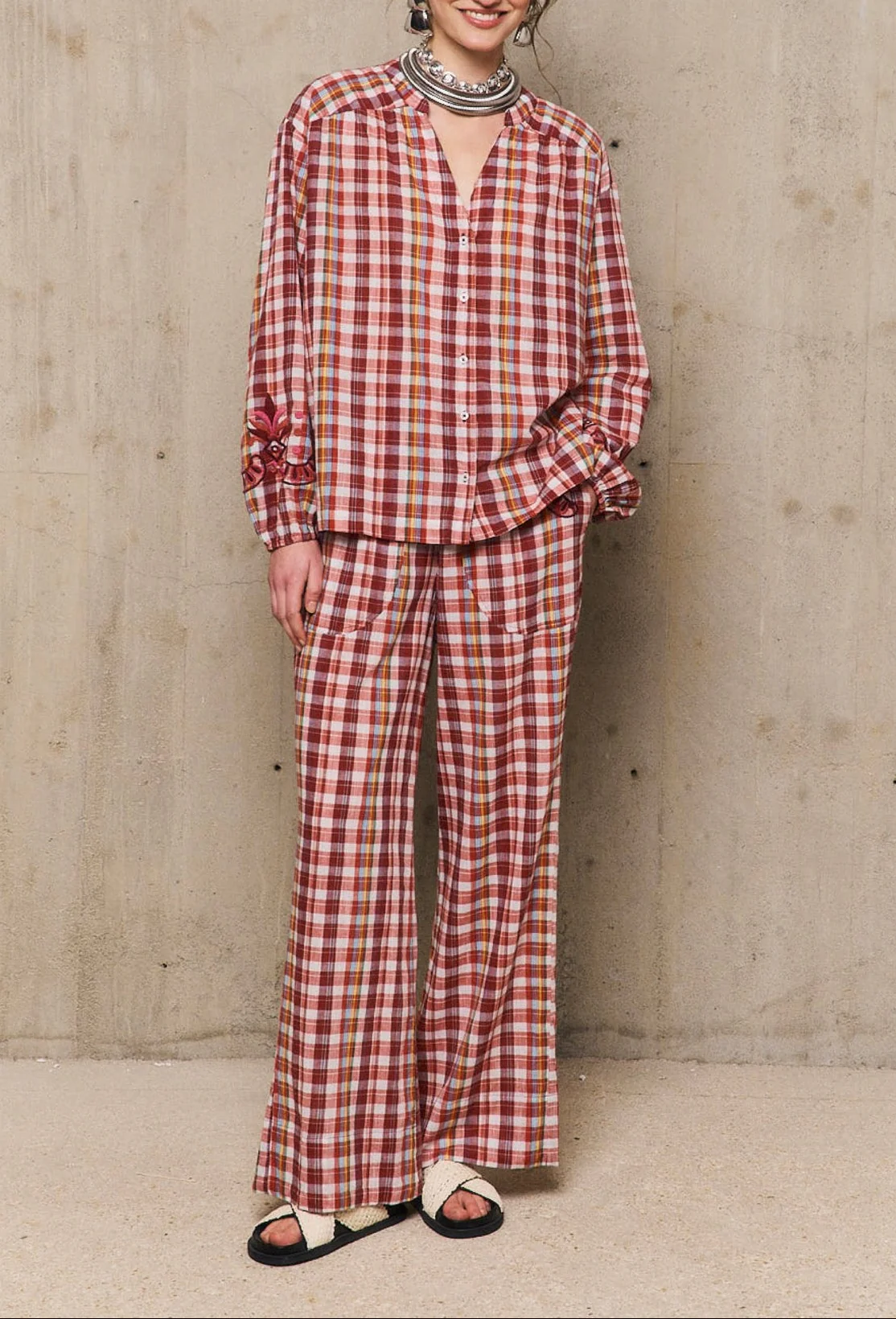 Chemise Ml Petra - Bordeaux - Image 3