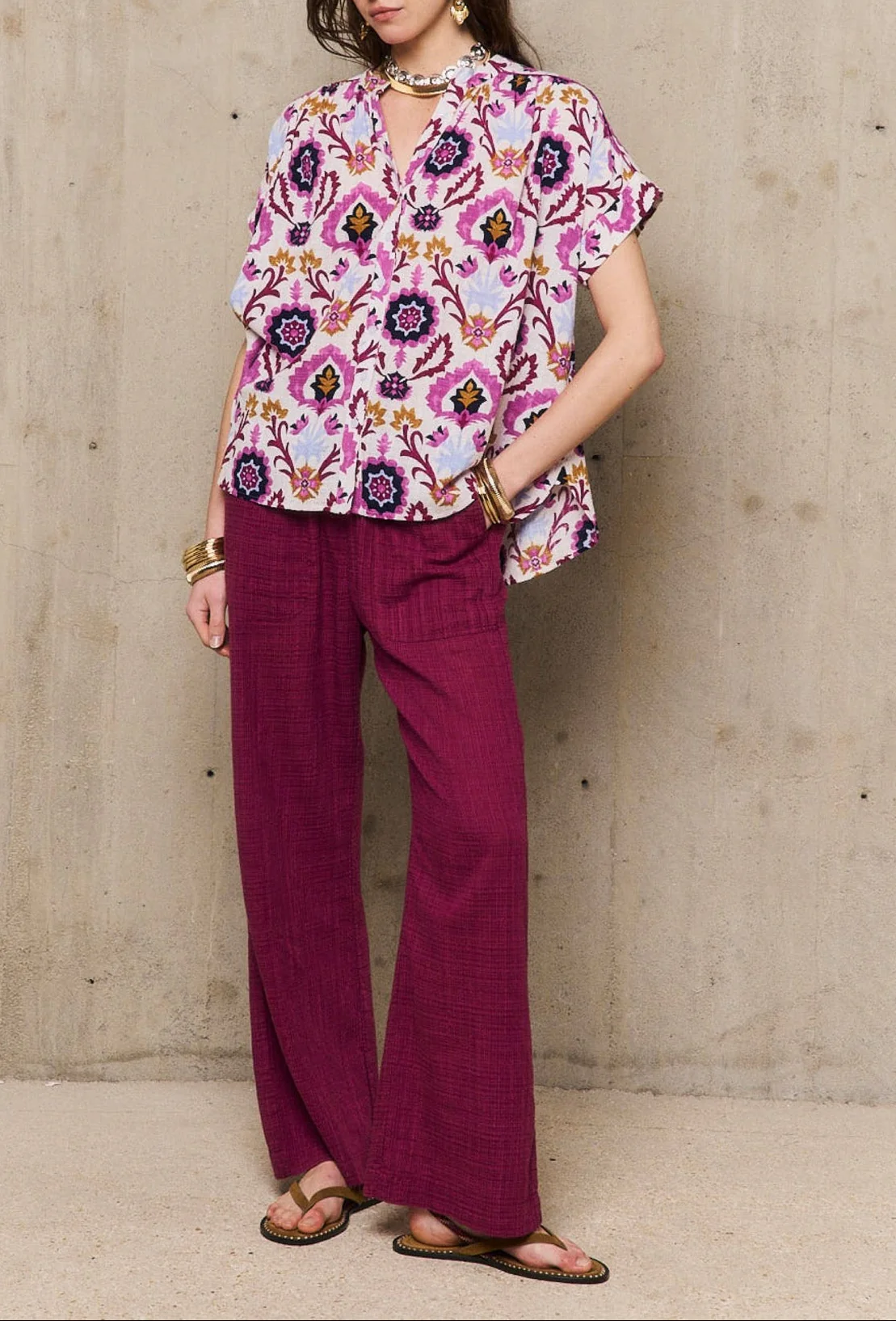 Chemise Sm Yucatan - Rose - Image 2