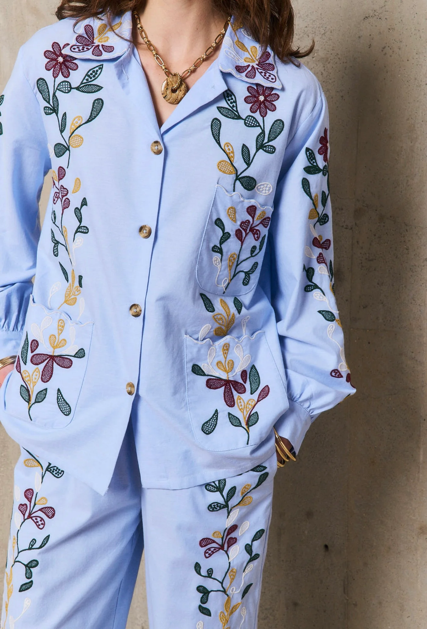 Chemise Ml Romy - Bleu - Image 2