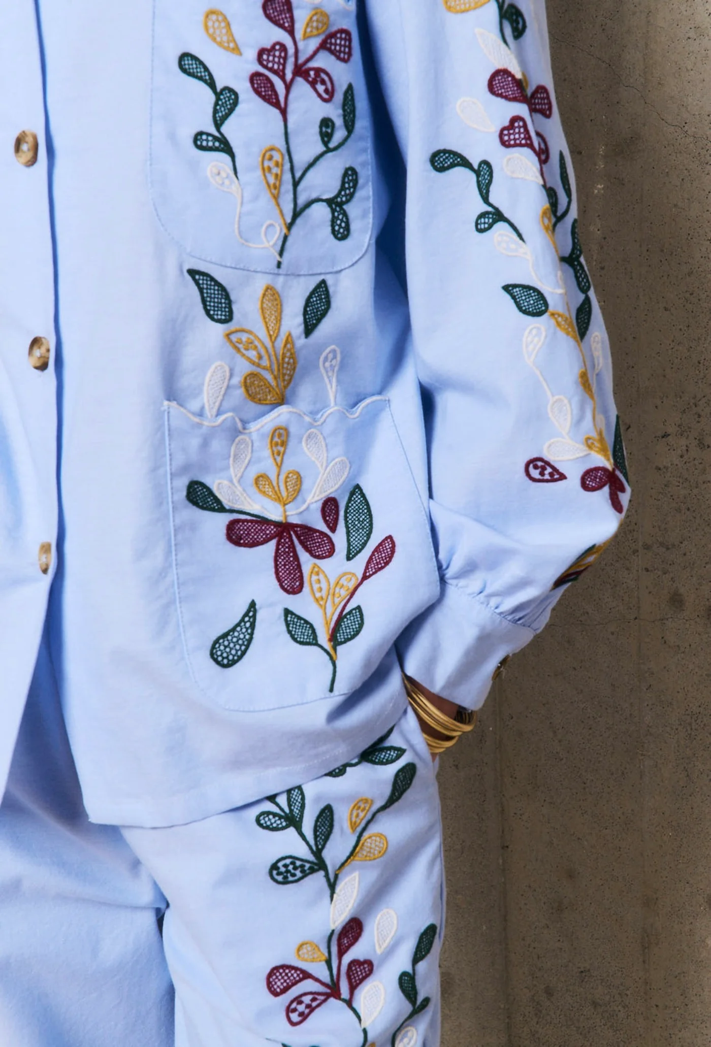 Chemise Ml Romy - Bleu - Image 3