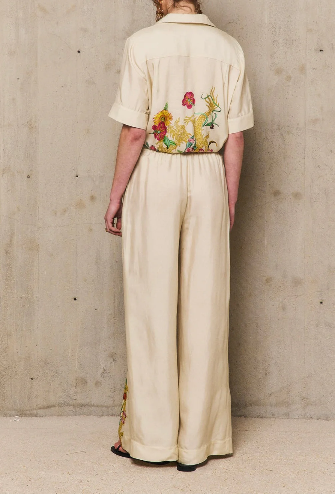 Pantalon Dina - Ecru - Image 2