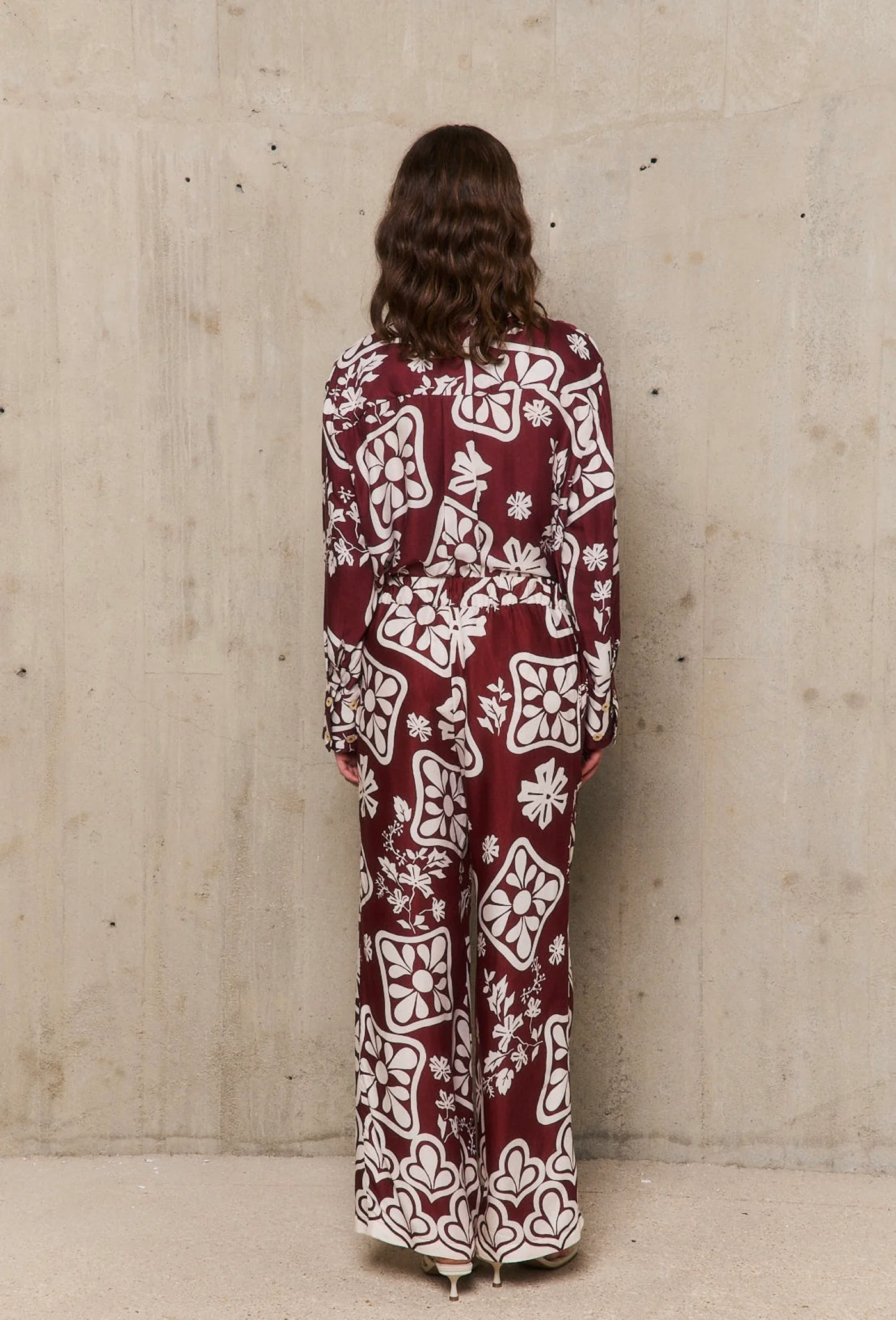 Pantalon Stephanie - Bordeaux - Image 4