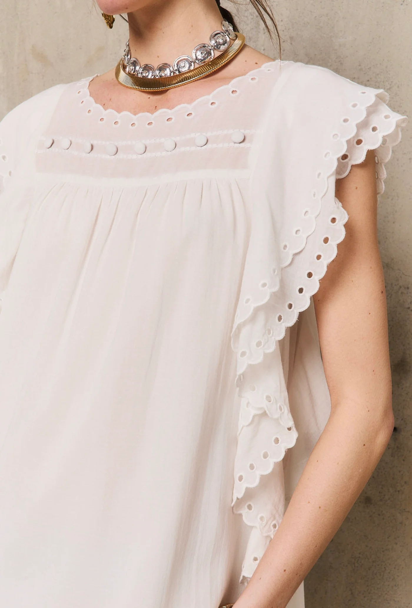 Robe Sm Jayna - Blanc - Image 3