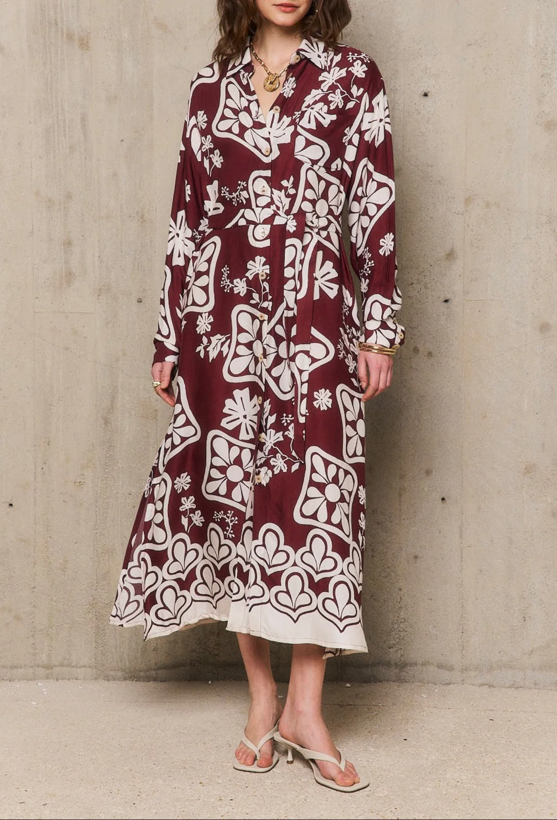 Robe Ml Stephanie - Bordeaux - Image 2