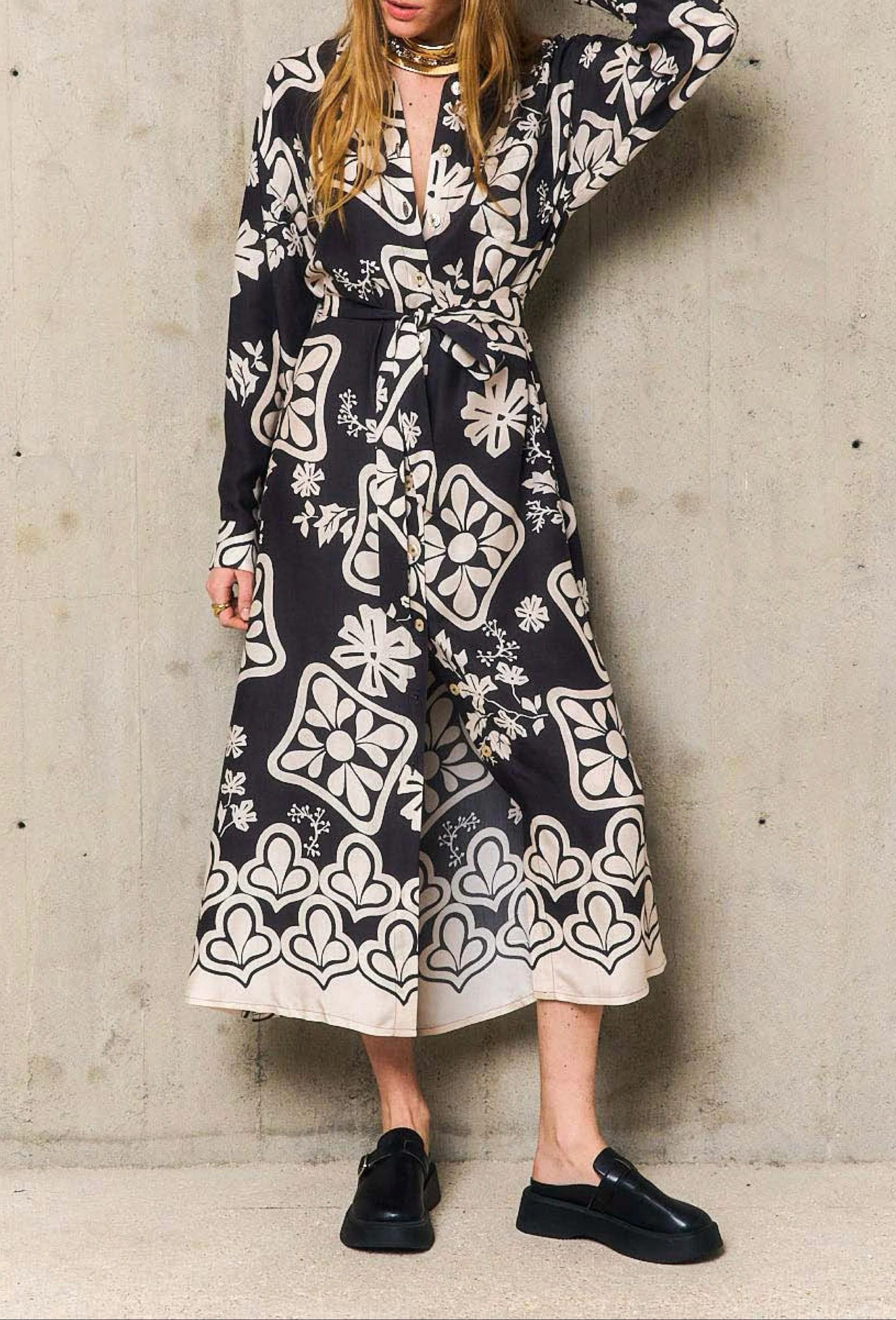 Robe Ml Stephanie - Carbone