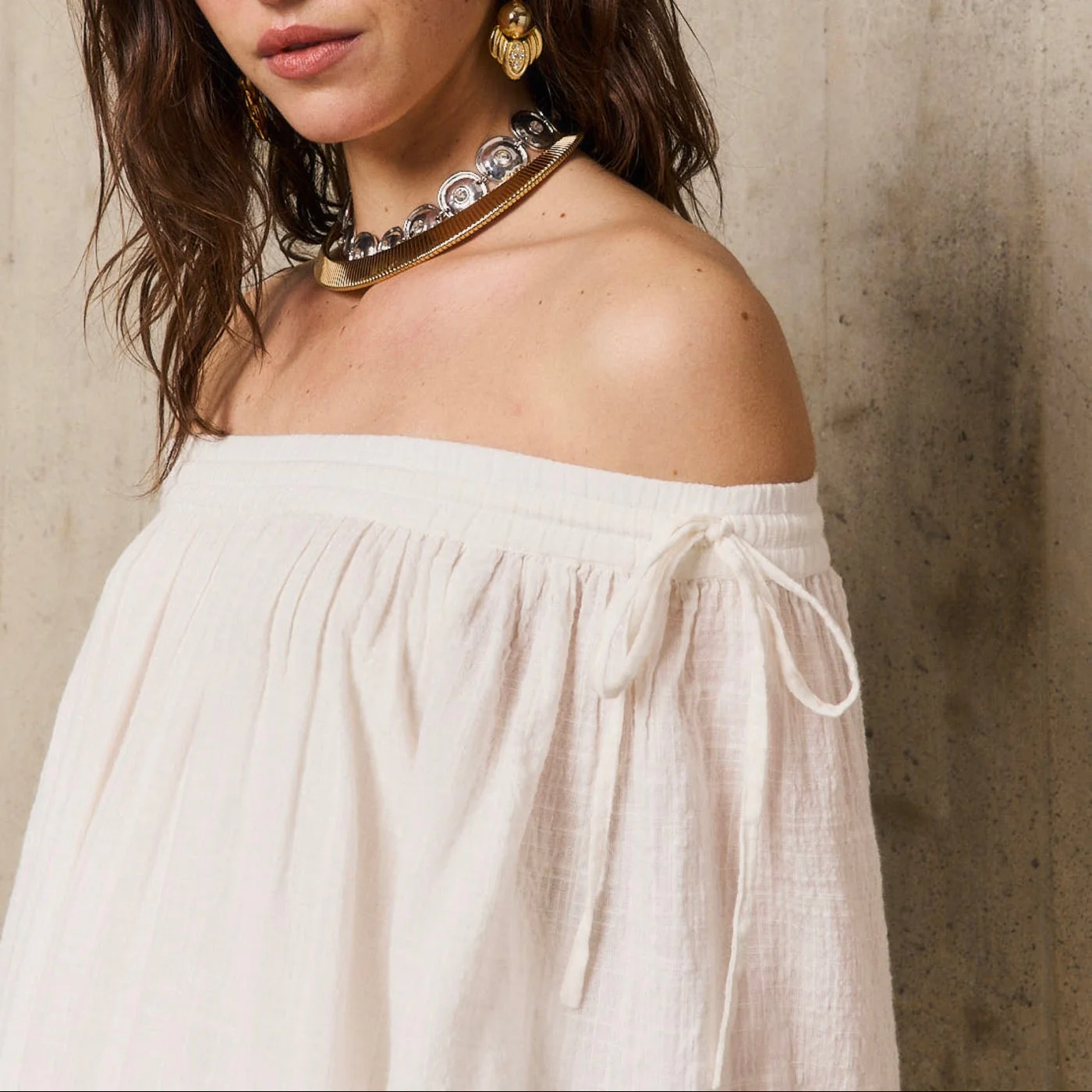 Robe Mc Candice - Ecru - Image 3