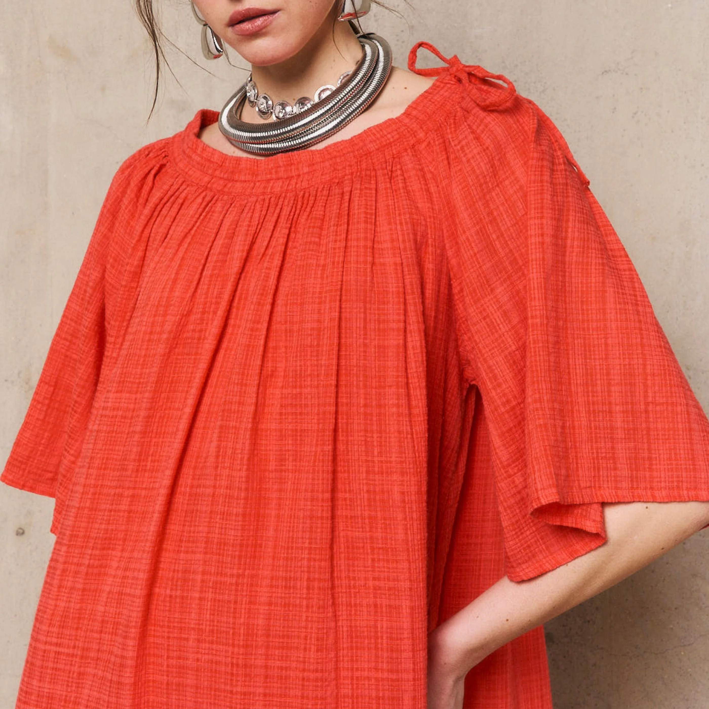 Robe Mc Candice - Rouge - Image 2