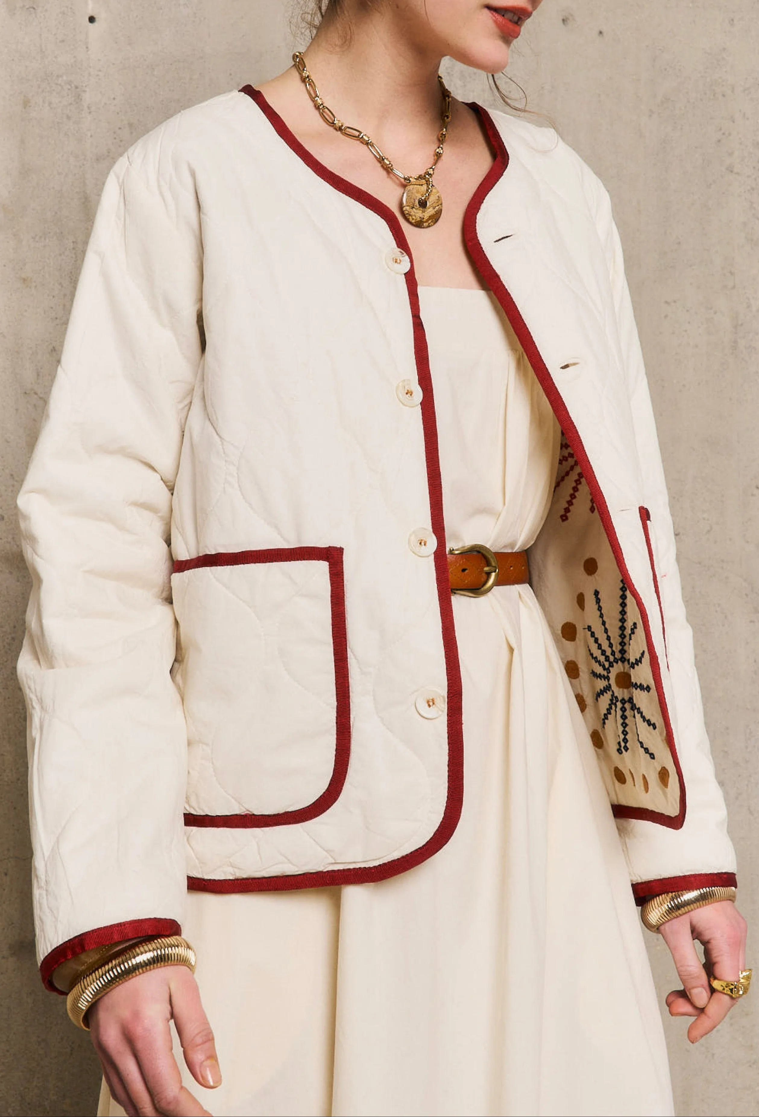 Veste Oksanna - Ecru - Image 3