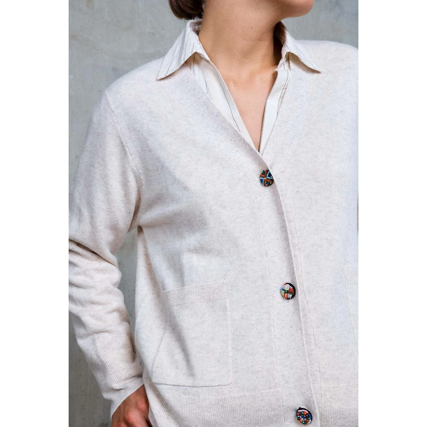 Gilet Poches Katie - Cappuccino - Image 2