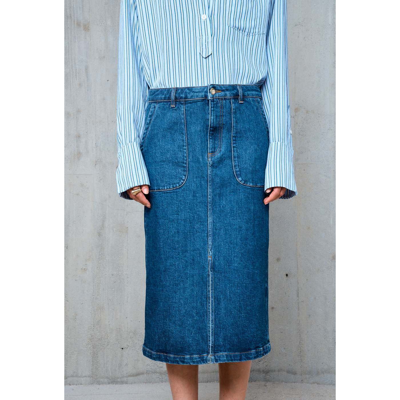 Jupe Denim Salome - Denim - Image 2