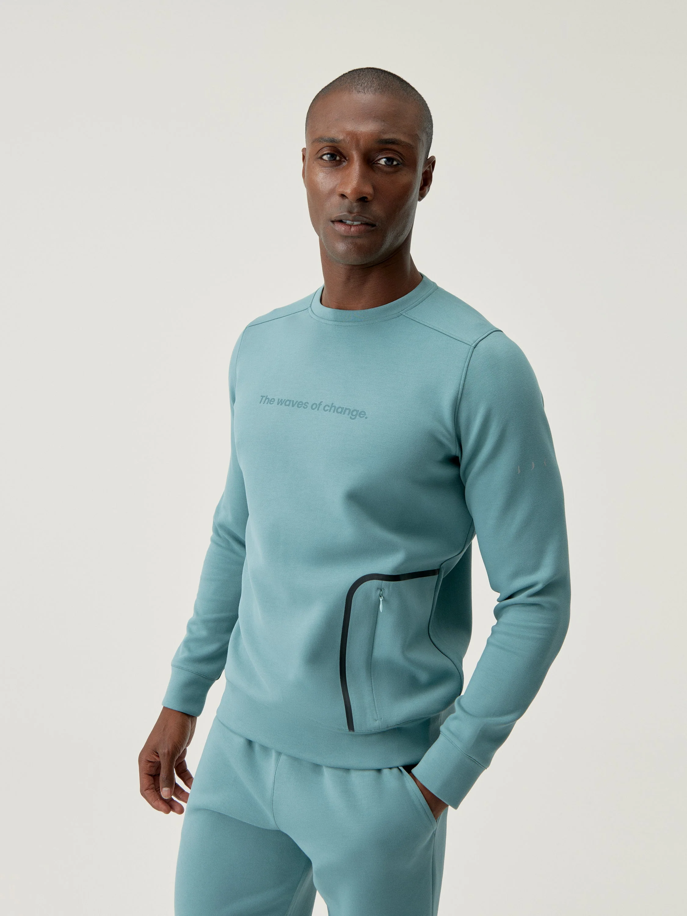 Sweat-Shirt Yangtse - Sauge Verte - Homme