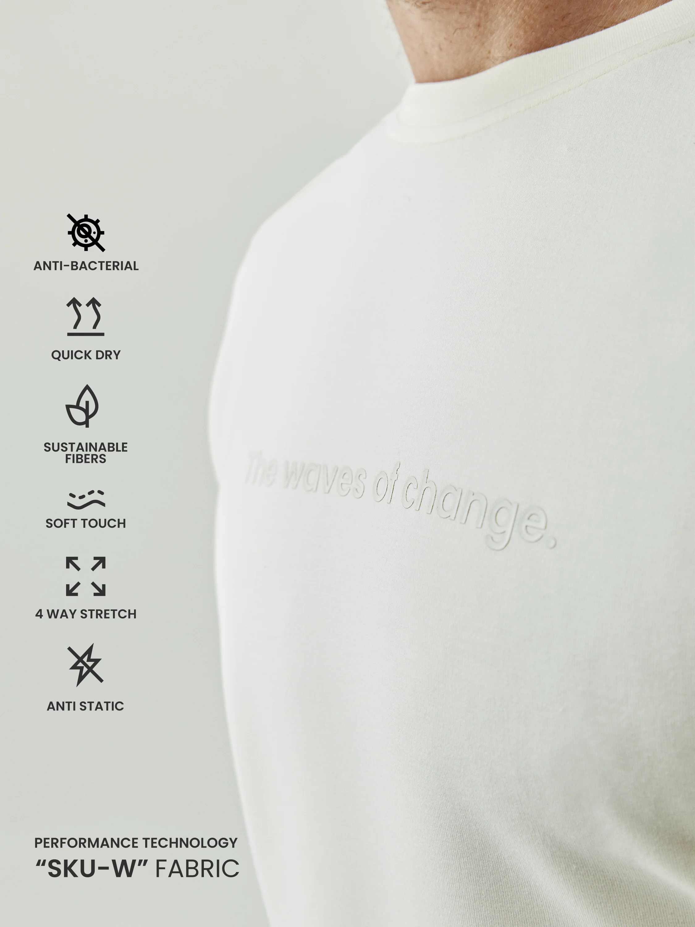 Sweat-Shirt Yangtse - Craie Blanche - Homme - Image 2