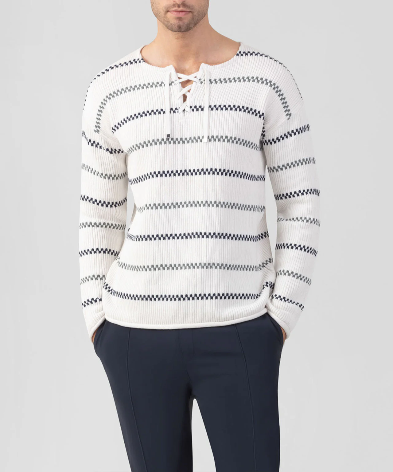 Pull Swedish Fisherman Cotton - Off White