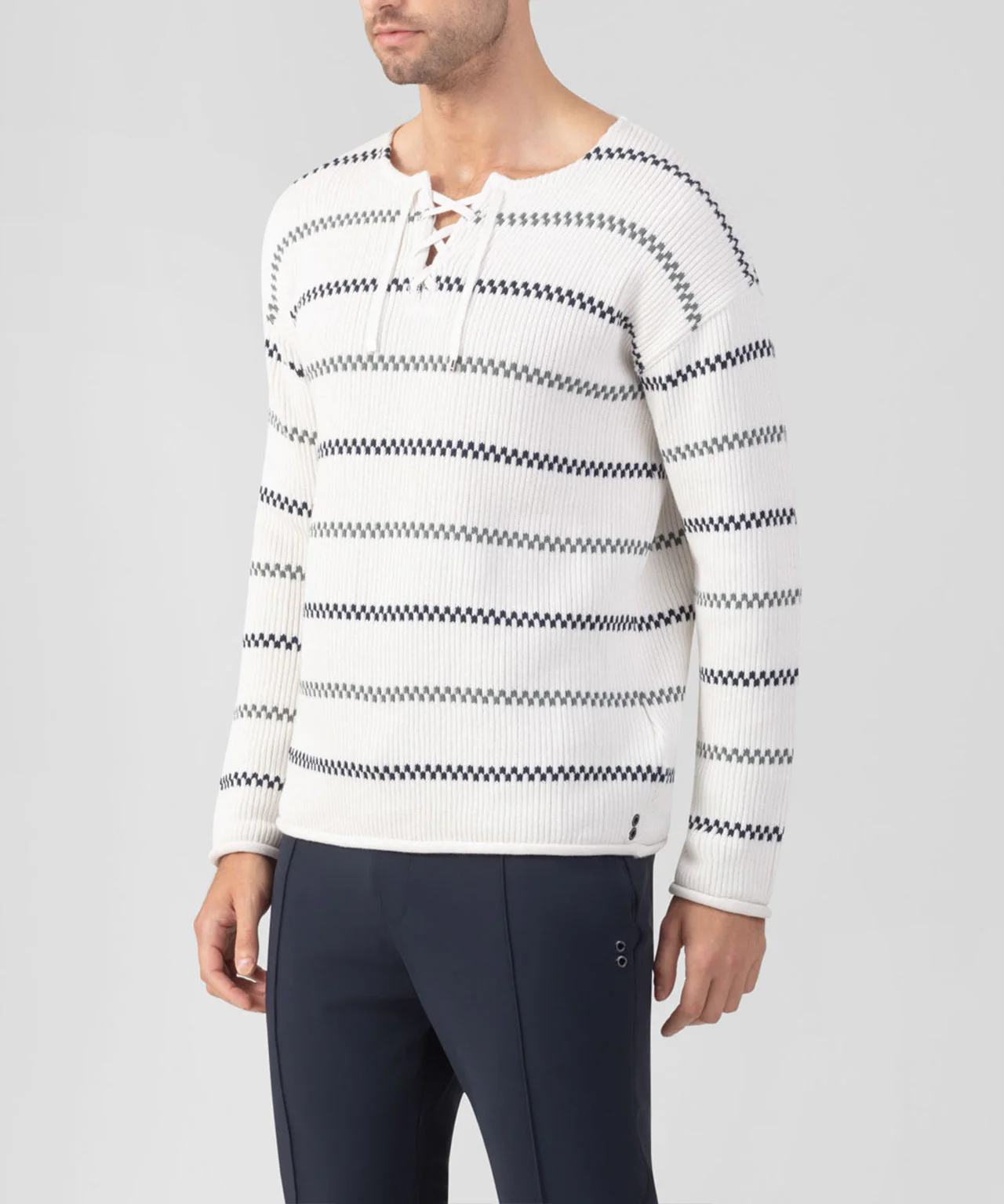 Pull Swedish Fisherman Cotton - Off White - Image 2