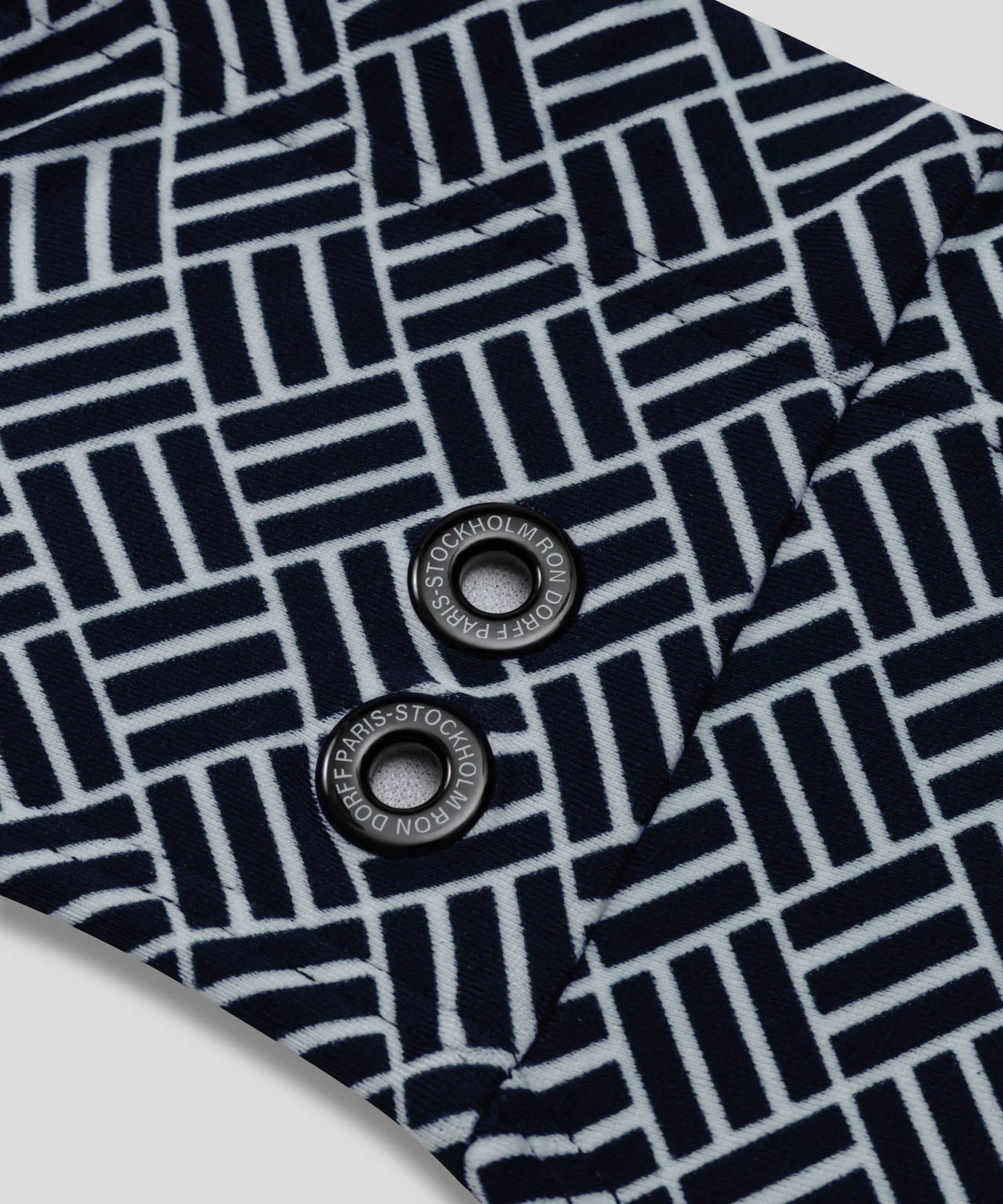 Slip De Bain W. Graphic Pattern - Navy - Image 4