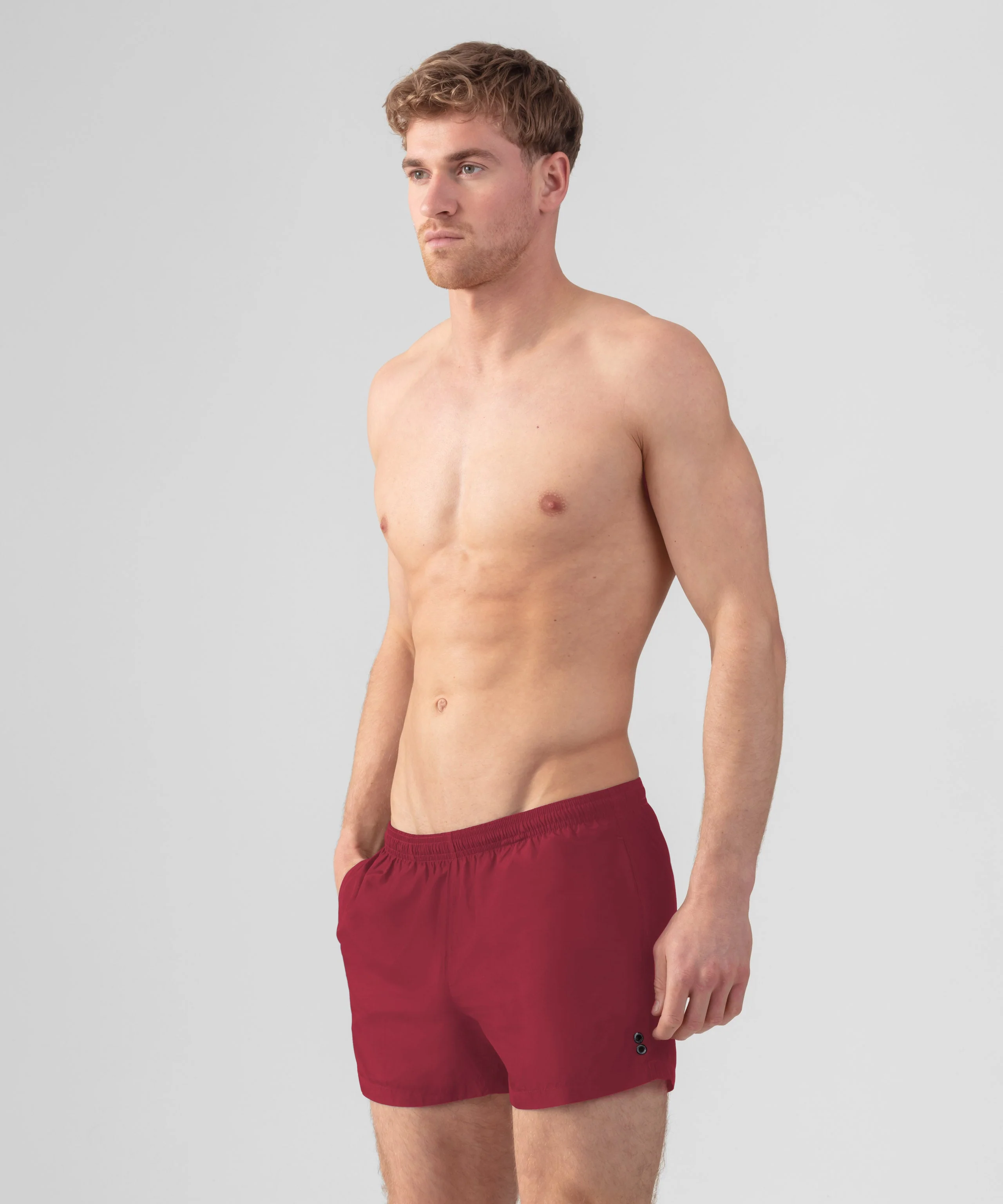 Short De Bain - Burnt Red - Image 2