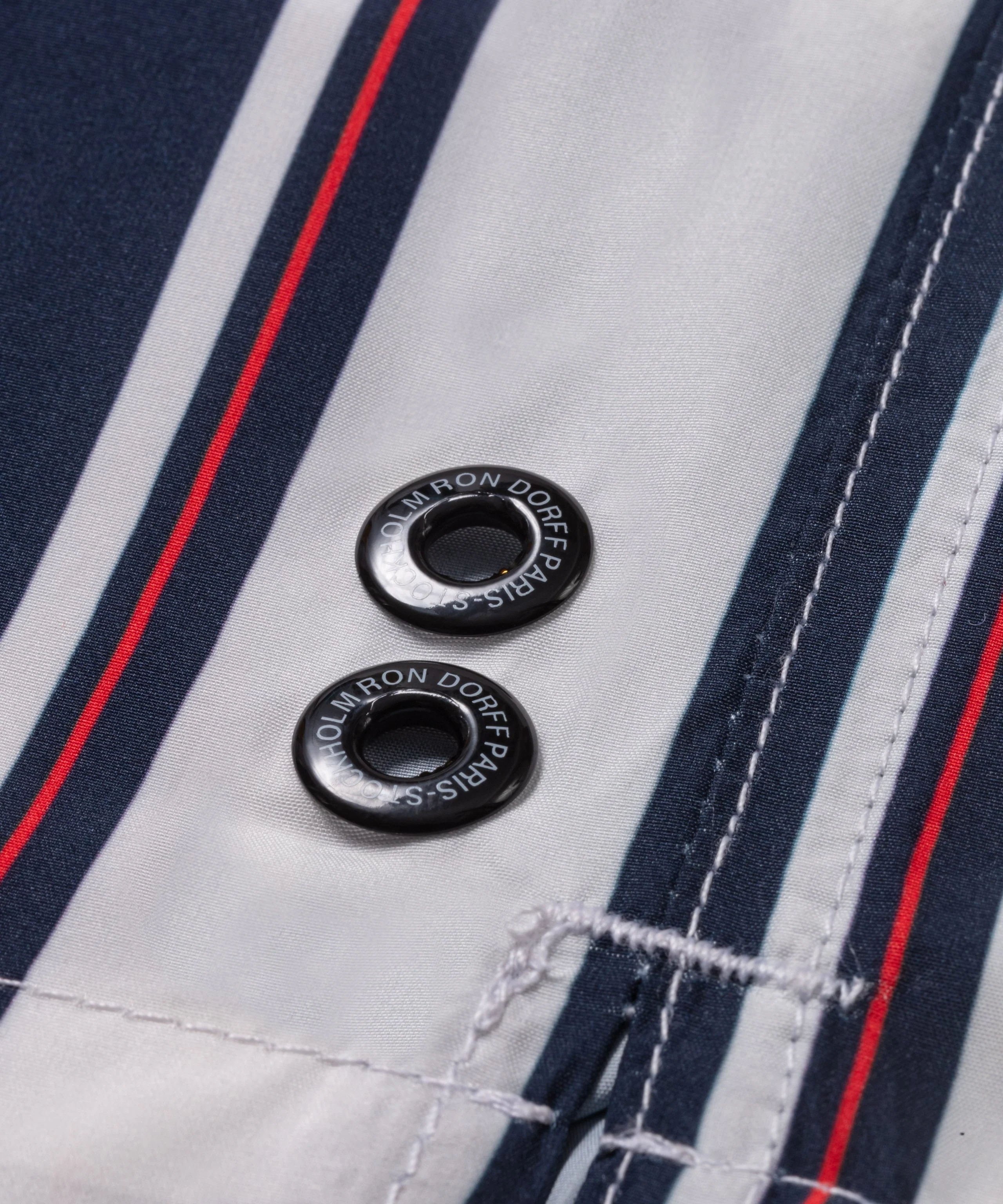 Short De Bain W. Vertical Stripes - Navy - Image 4